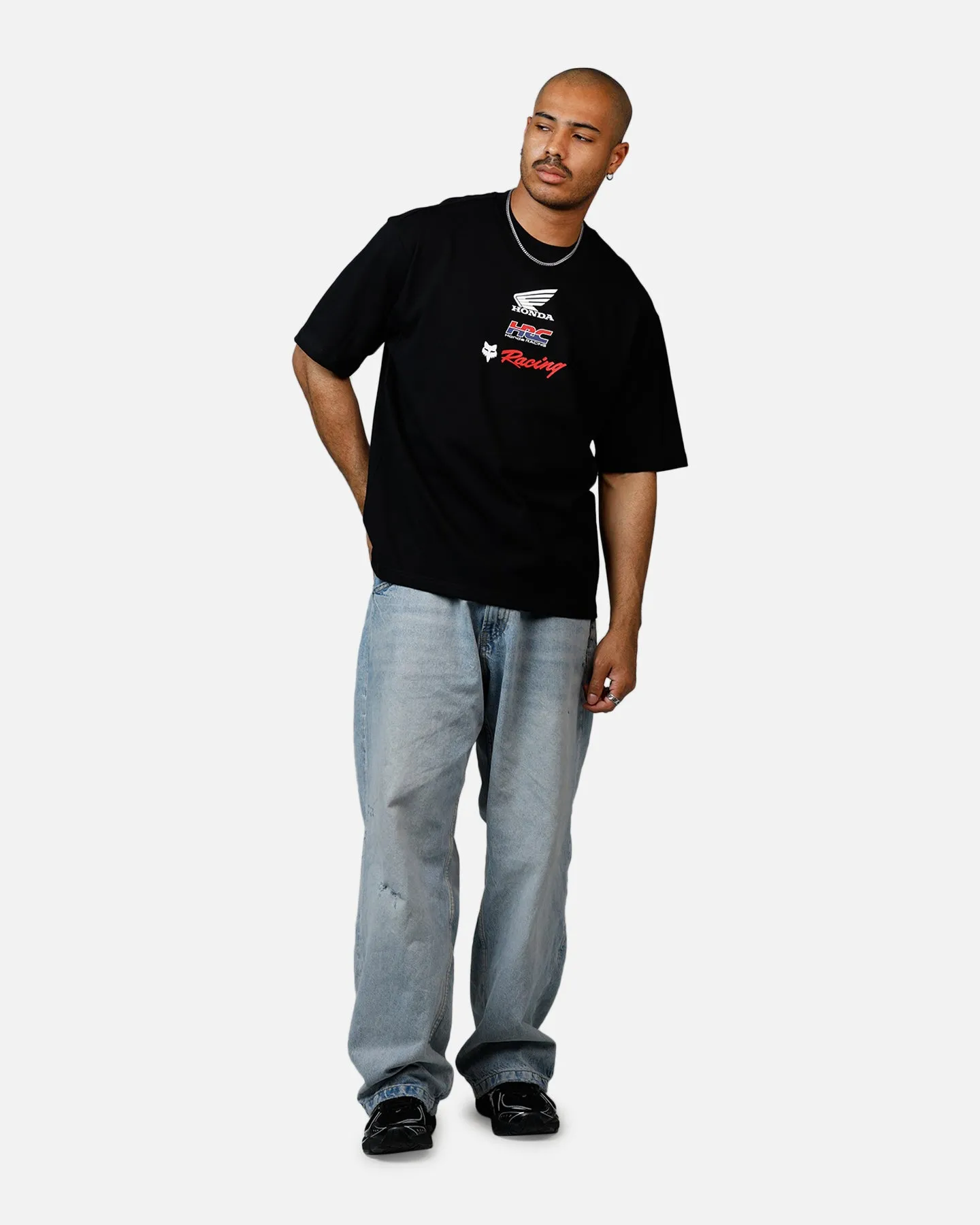 Fox Racing Honda Oversized T-Shirt Black sold by Culture Kings product image thumbnail 3