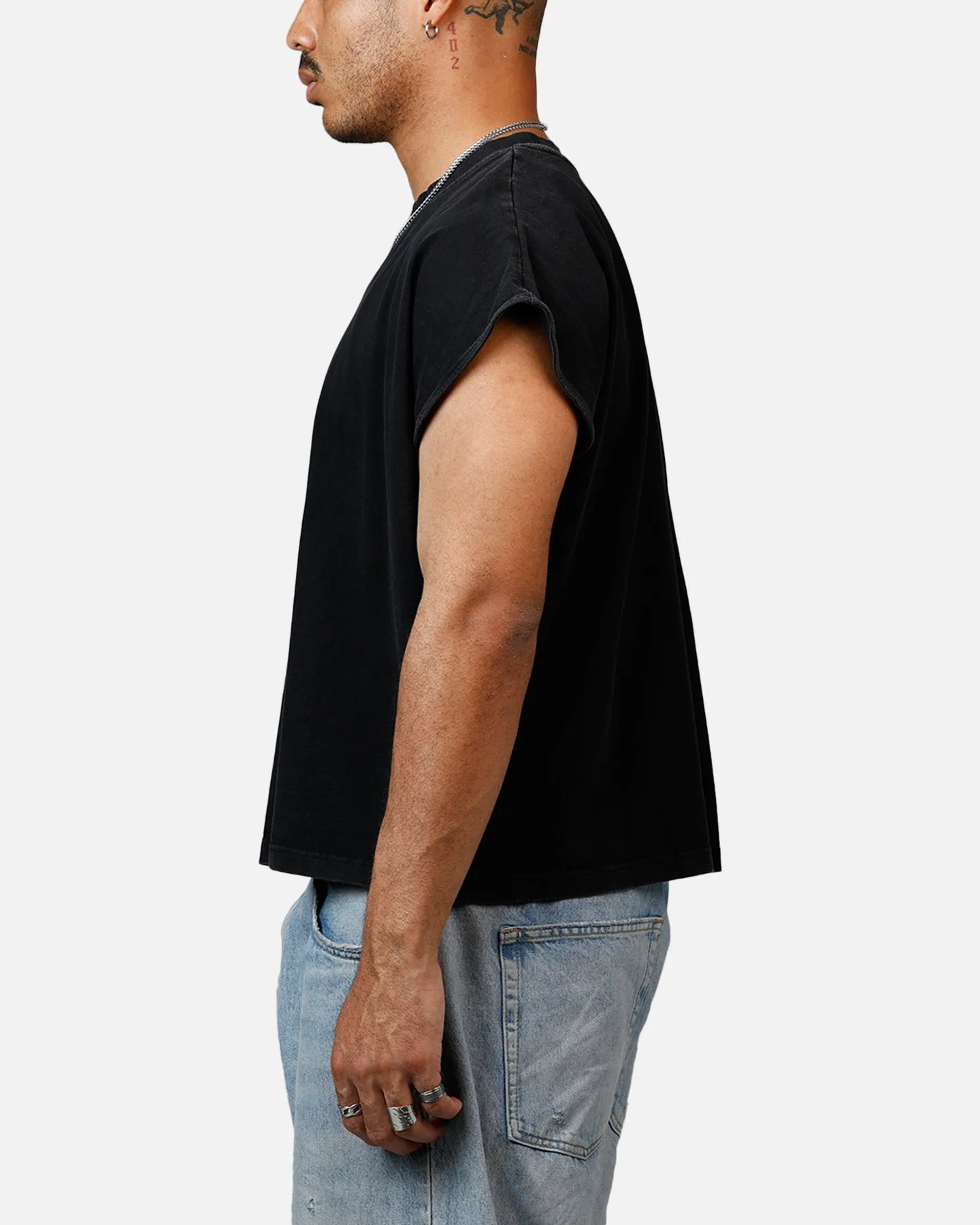 MNML Washed Boxy Tank Top Shirt Washed Black sold by Culture Kings product image thumbnail 5