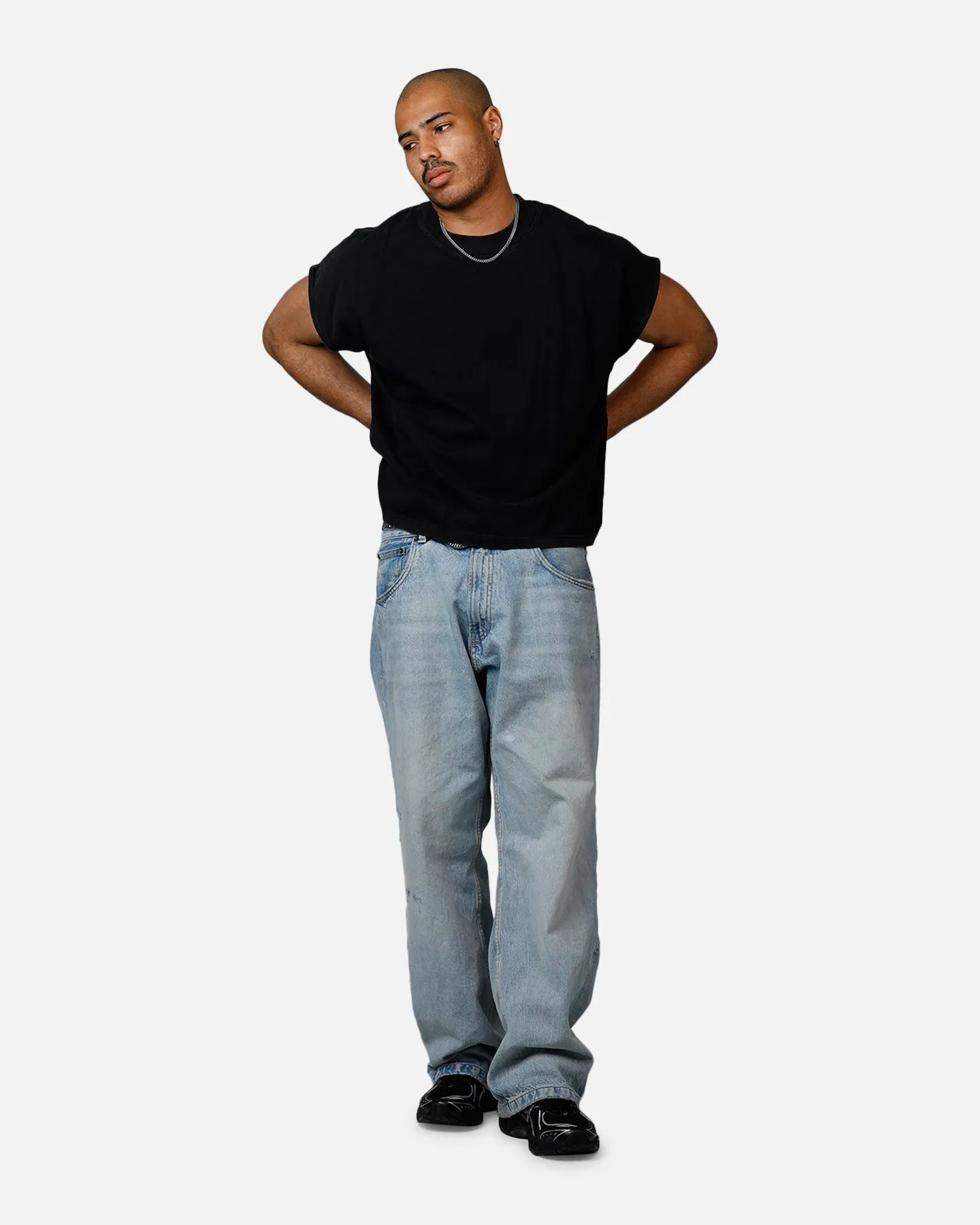 MNML Washed Boxy Tank Top Shirt Washed Black sold by Culture Kings product image thumbnail 3