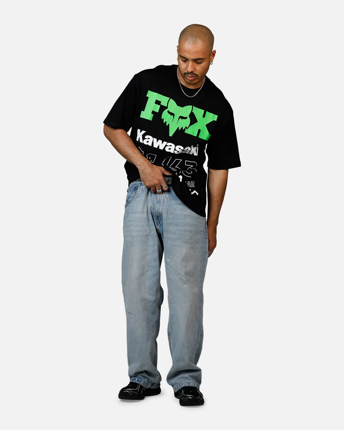 Fox Racing Kawi Oversized T-Shirt Black sold by Culture Kings product image thumbnail 3