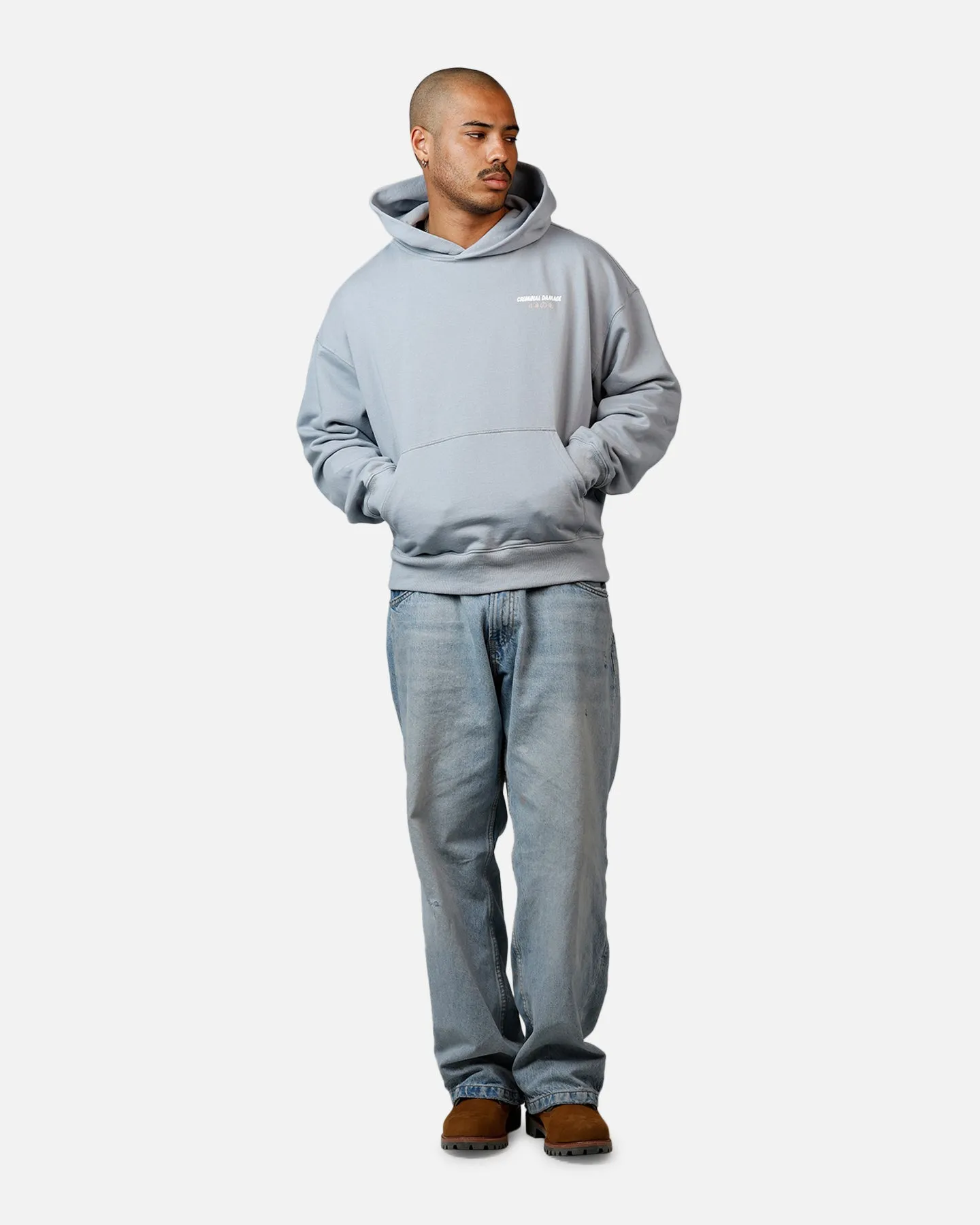 Criminal Damage Mythology Hoodie Light Blue sold by Culture Kings product image thumbnail 3