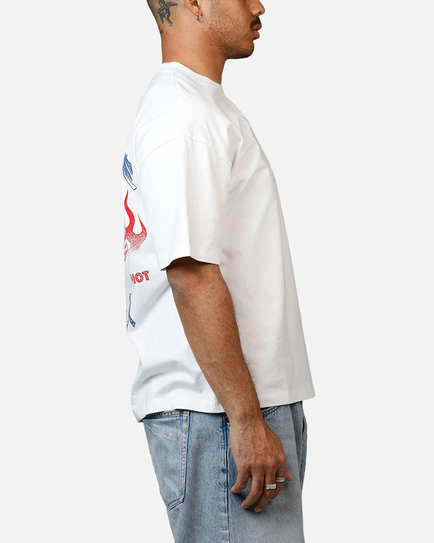 Criminal Damage Hot Sauce T-Shirt Off White sold by Culture Kings product image thumbnail 4