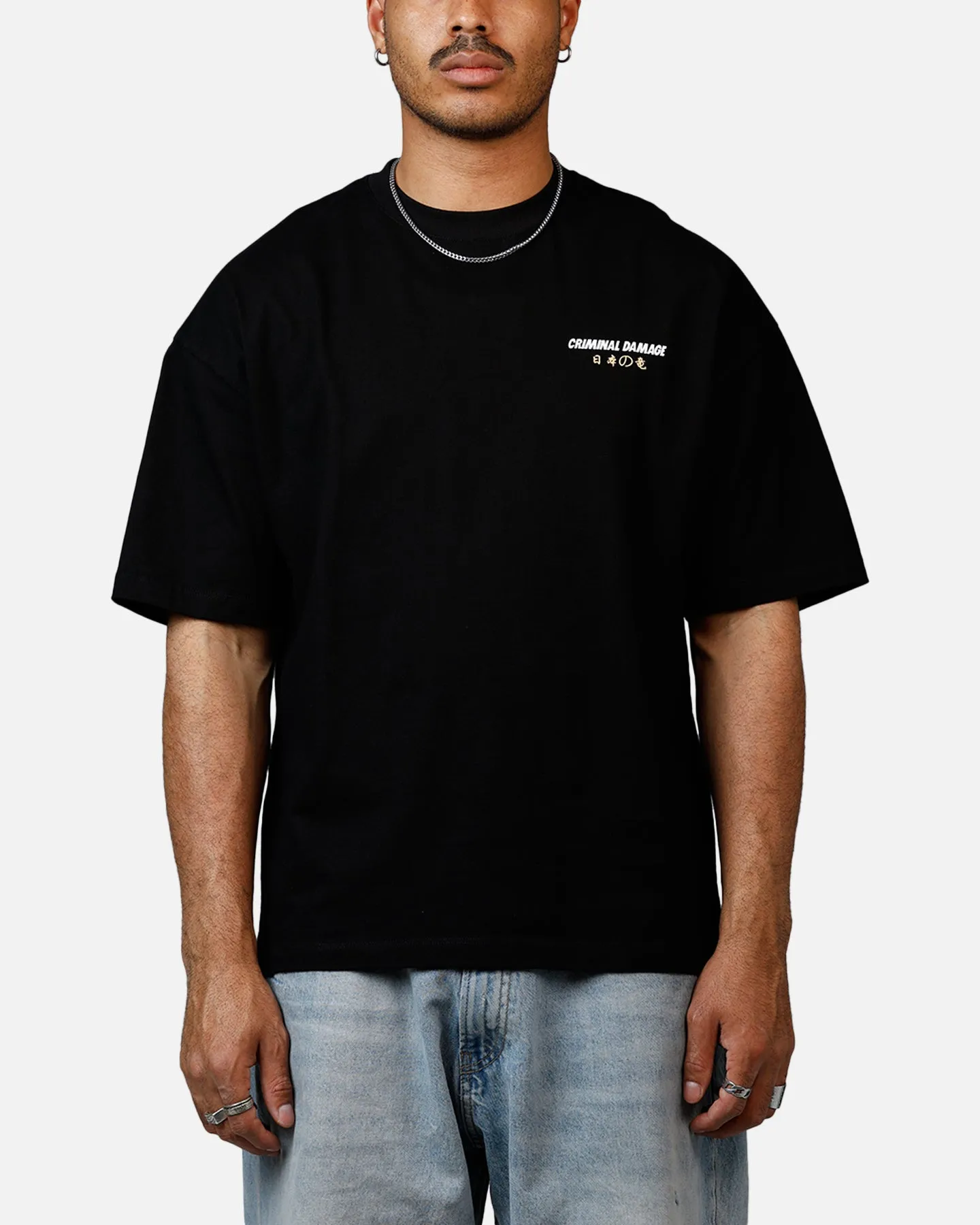 Criminal Damage Dragon Wave T-Shirt Black sold by Culture Kings product image thumbnail 2