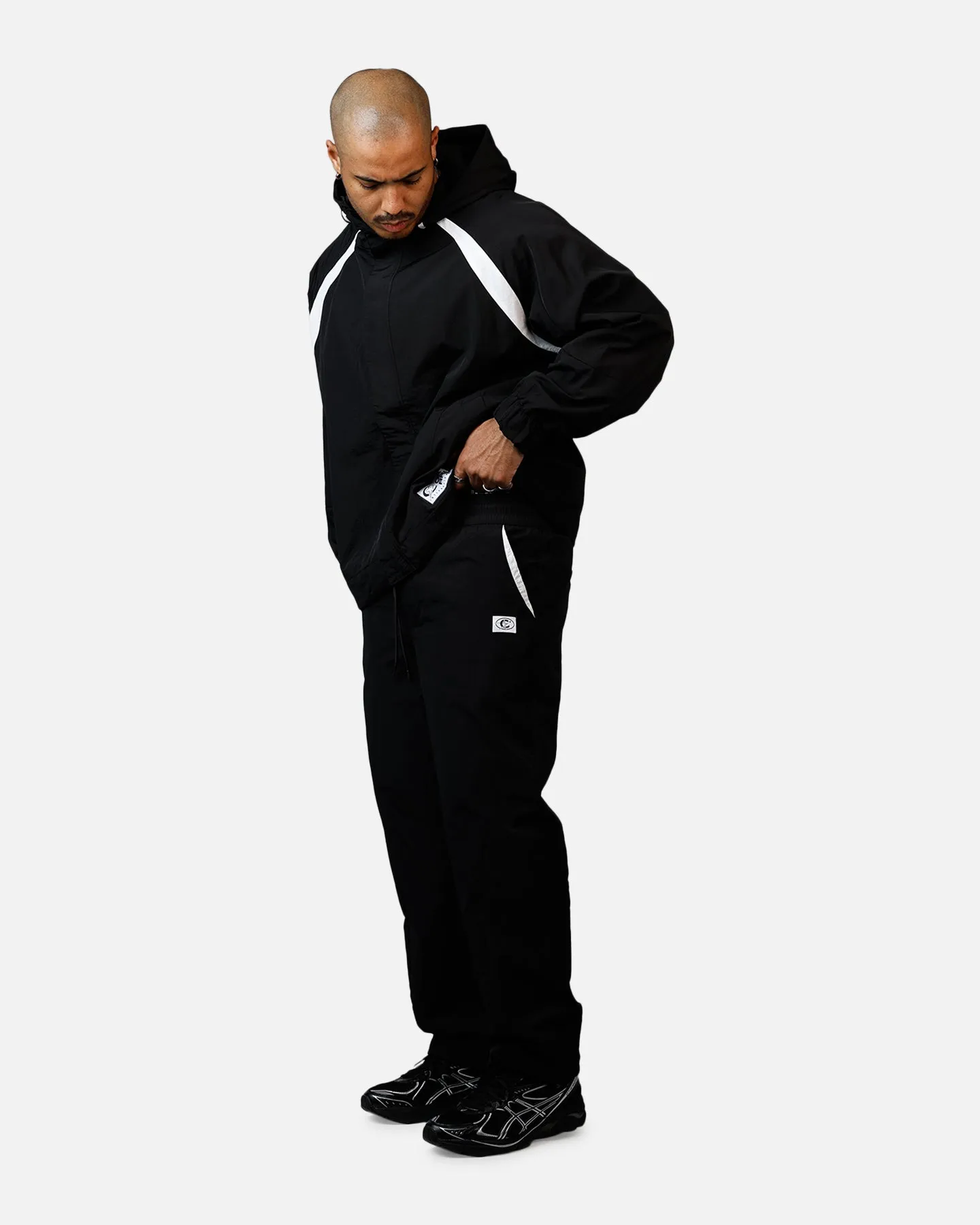 Carre Sprint Panelled Nylon Joggers Black sold by Culture Kings product image thumbnail 2