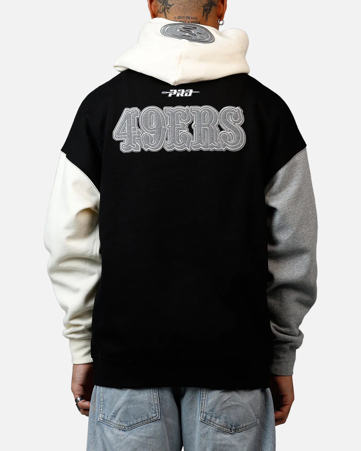 Pro Standard San Francisco 49ers Reverse French Terry Hoodie Black/Grey sold by Culture Kings product image thumbnail 2
