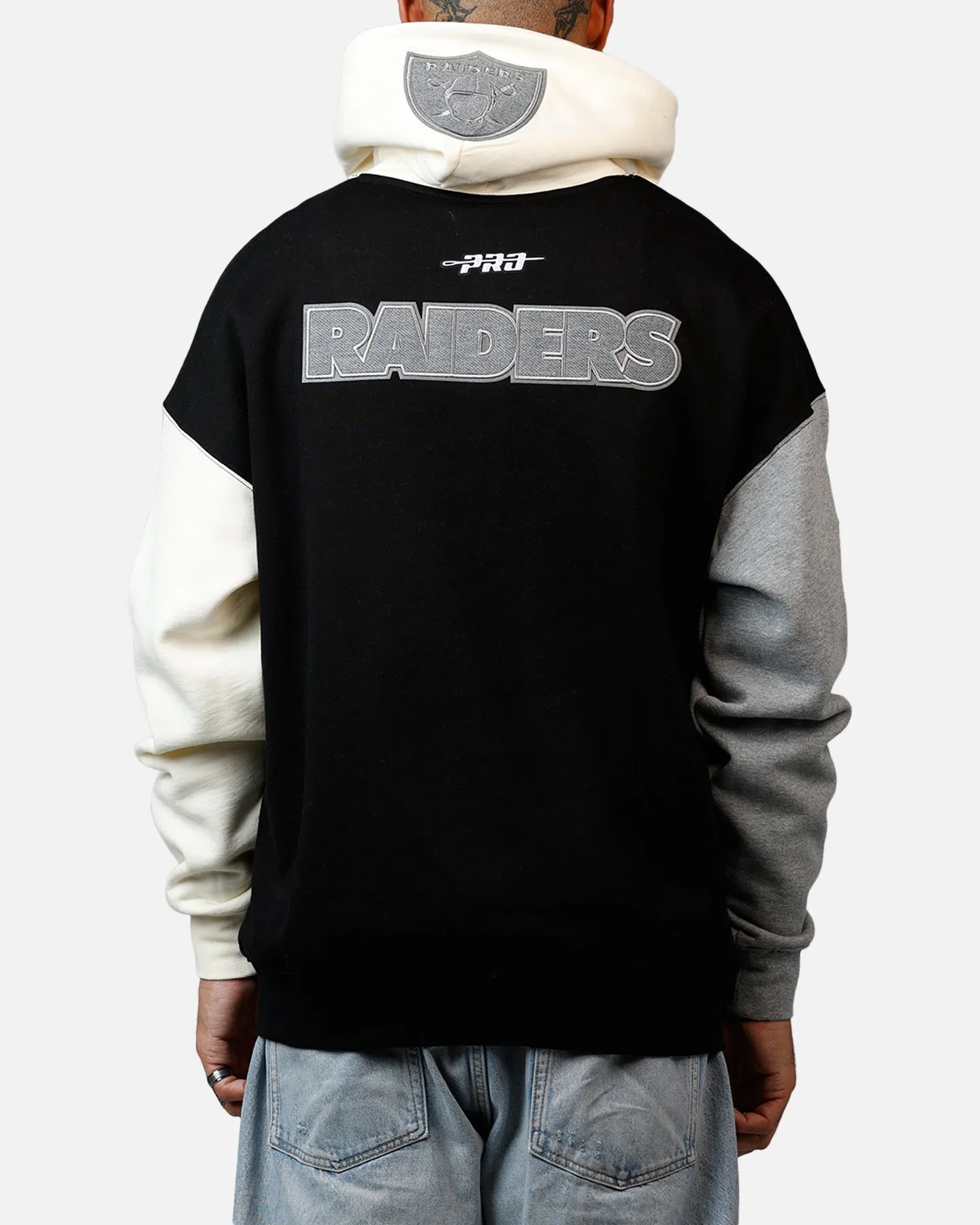 Pro Standard Las Vegas Raiders Reverse French Terry Hoodie Black/Grey sold by Culture Kings product image thumbnail 2