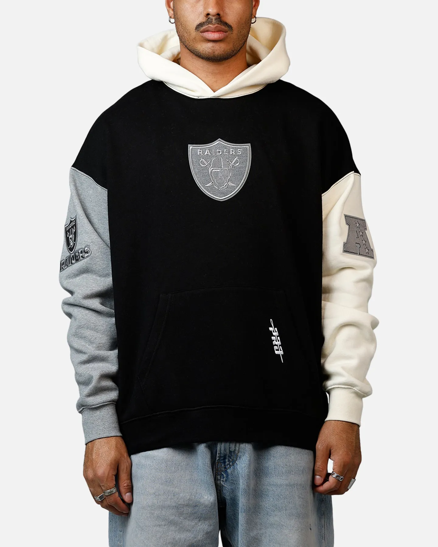 Pro Standard Las Vegas Raiders Reverse French Terry Hoodie Black/Grey sold by Culture Kings