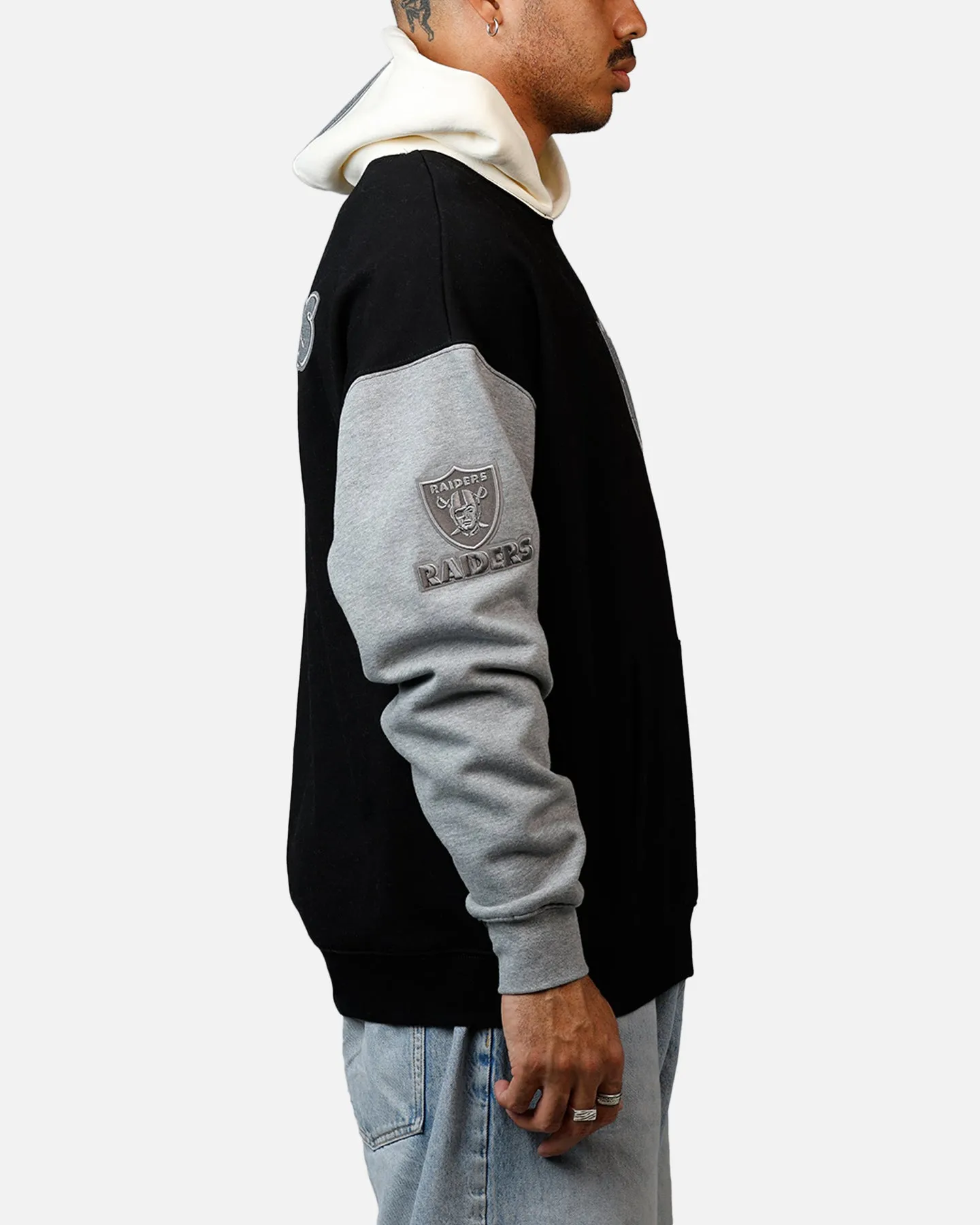 Pro Standard Las Vegas Raiders Reverse French Terry Hoodie Black/Grey sold by Culture Kings product image thumbnail 4