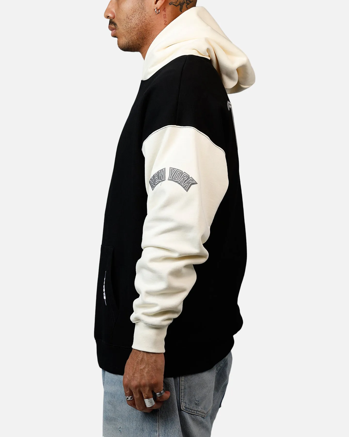 Pro Standard New York Yankees Reverse French Terry Hoodie Black/Grey sold by Culture Kings product image thumbnail 5