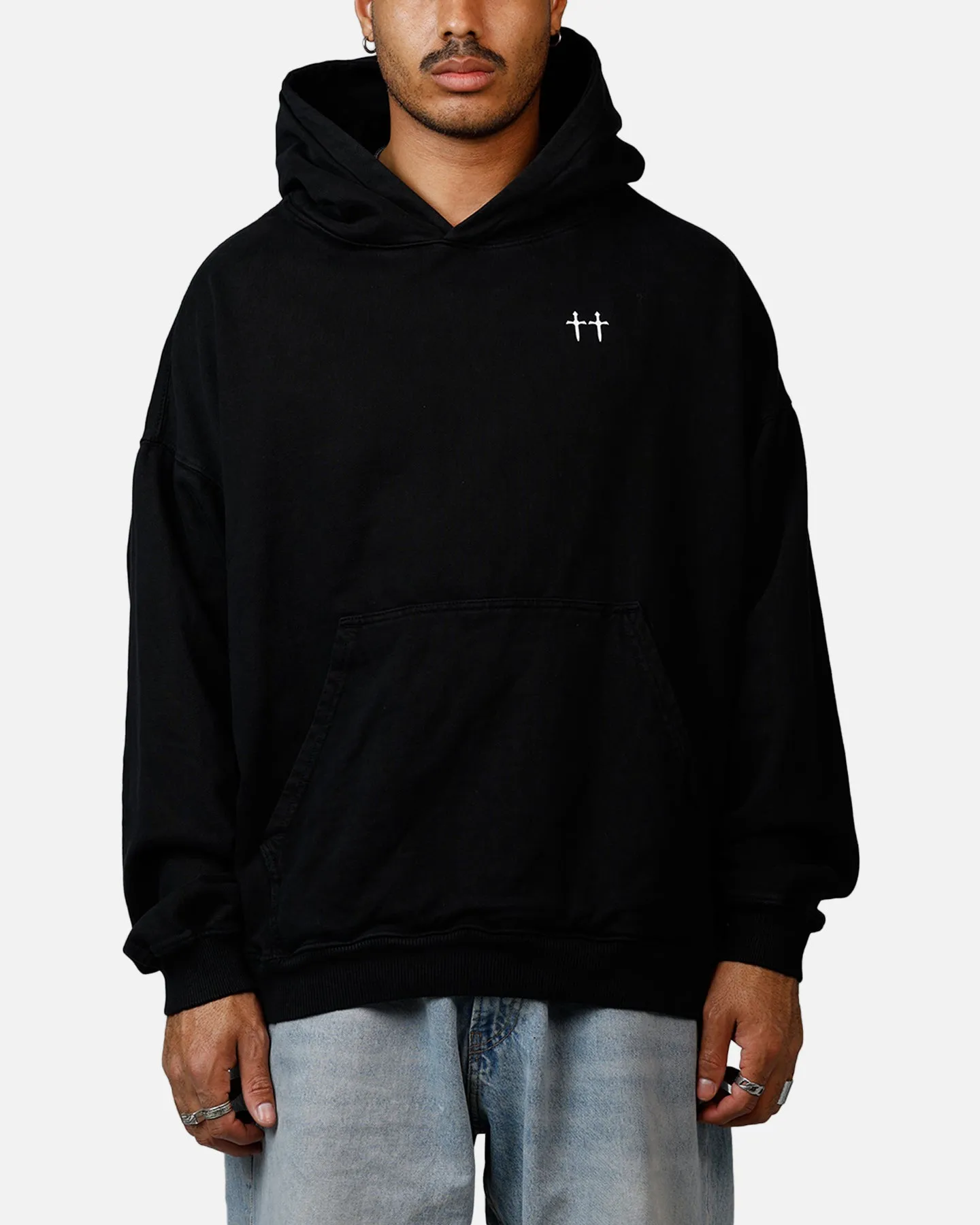 Saint Morta Ye Old Boxy Hoodie Black sold by Culture Kings product image thumbnail 2