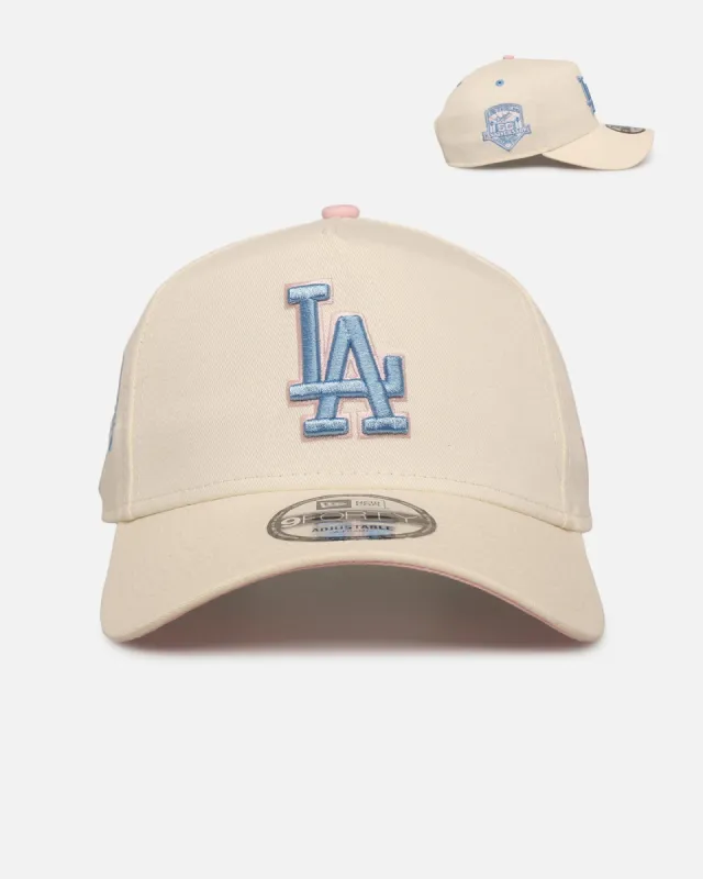 New Era Los Angeles Dodgers 'Pastel' 9FORTY A-Frame Snapback Chrome White sold by Culture Kings