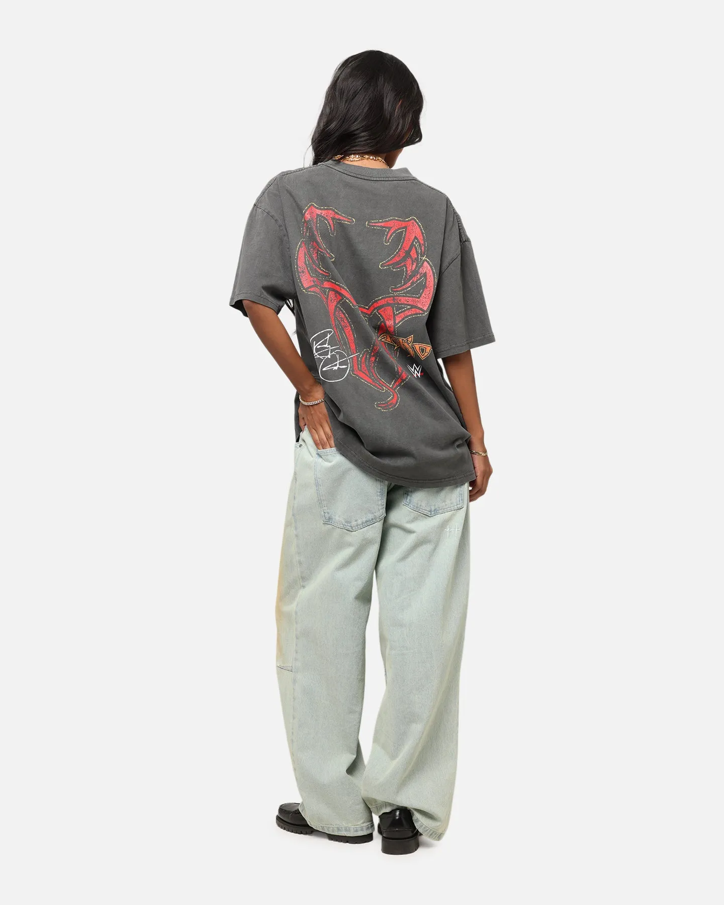 Culture Kings X WWE Randy Orton Heavyweight T-Shirt Black Wash sold by Culture Kings product image thumbnail 4