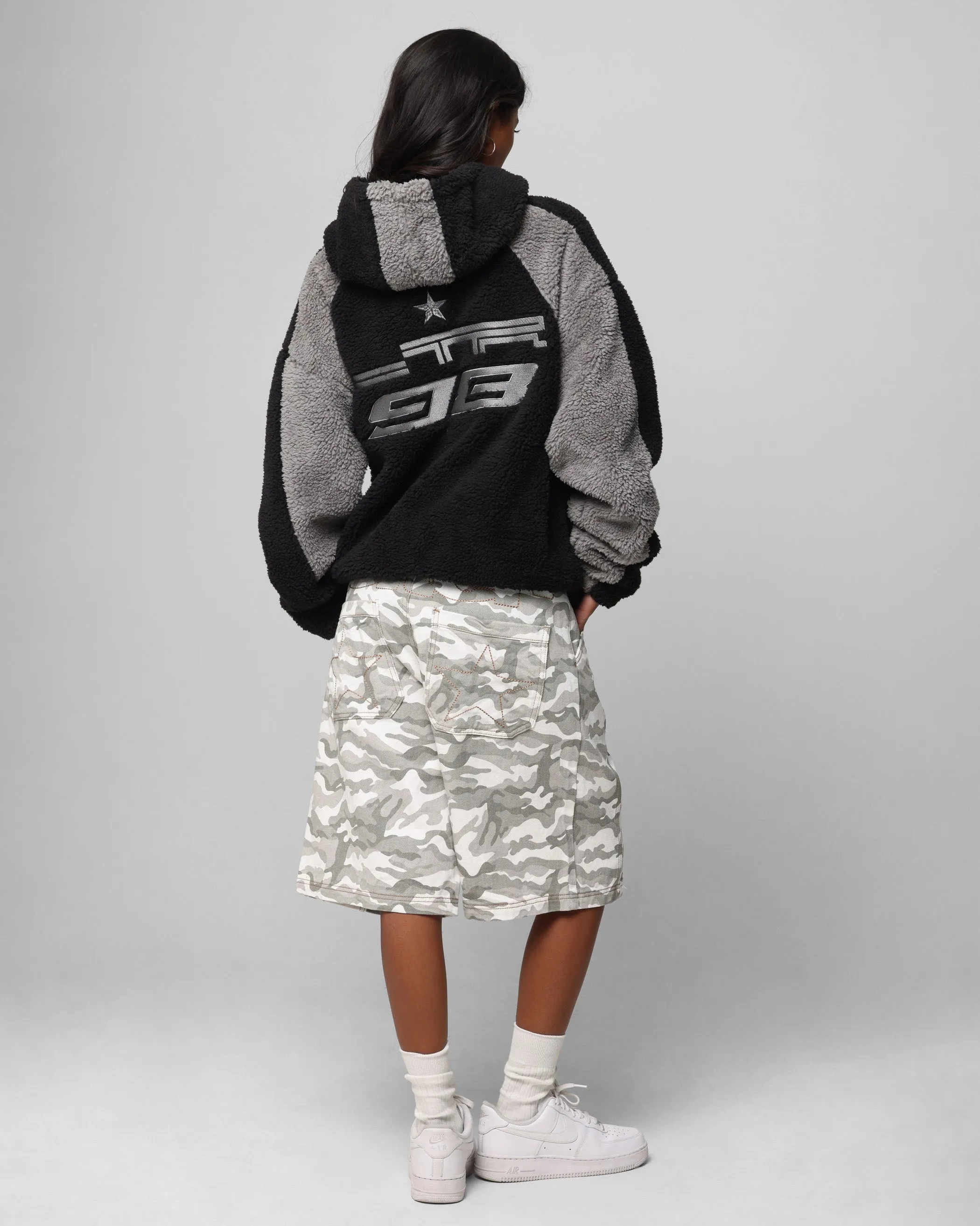 Loiter Speedway Fleece Jacket Black/Grey sold by Culture Kings product image thumbnail 3