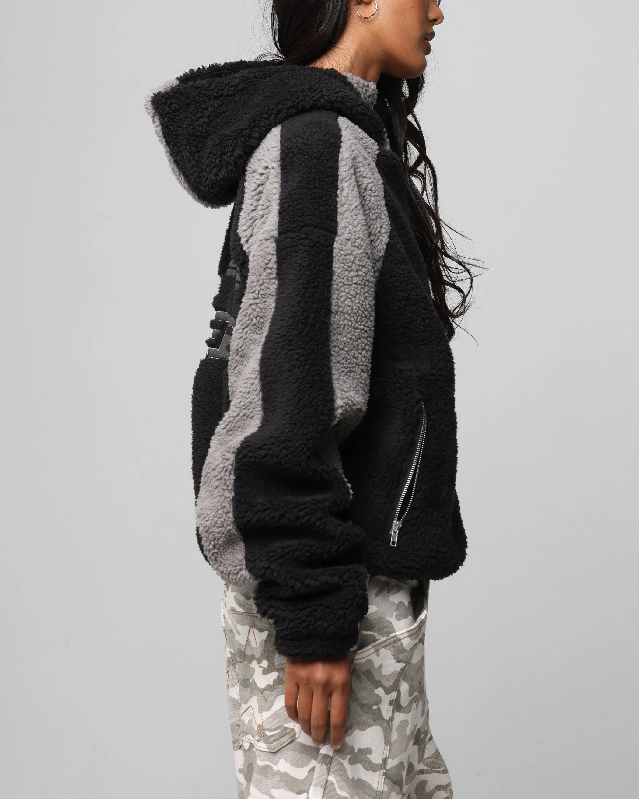 Loiter Speedway Fleece Jacket Black/Grey sold by Culture Kings product image thumbnail 5