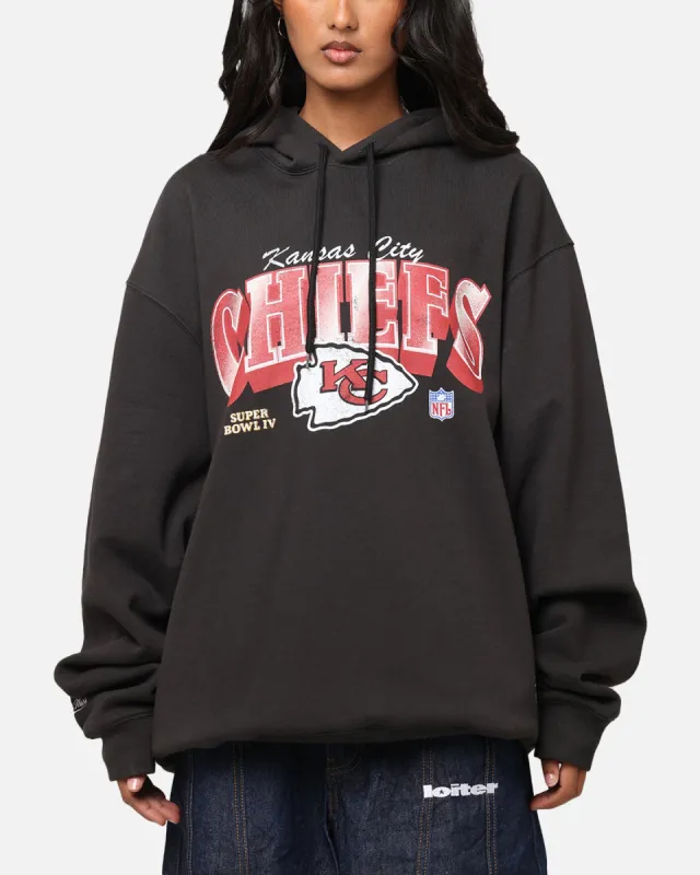 Mitchell & Ness Kansas City Chiefs Arch Hoodie Faded Black sold by Culture Kings