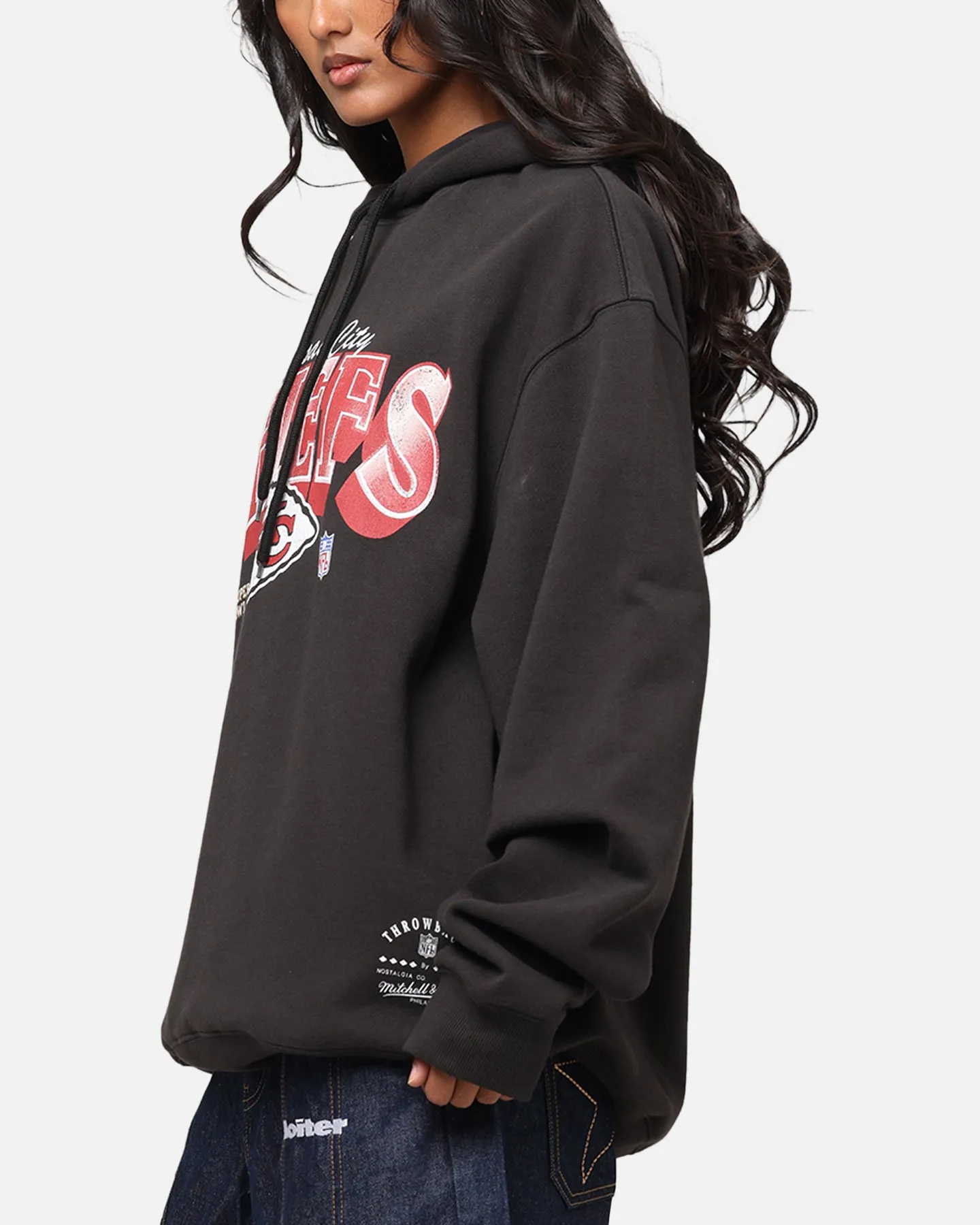 Mitchell & Ness Kansas City Chiefs Arch Hoodie Faded Black sold by Culture Kings product image thumbnail 5