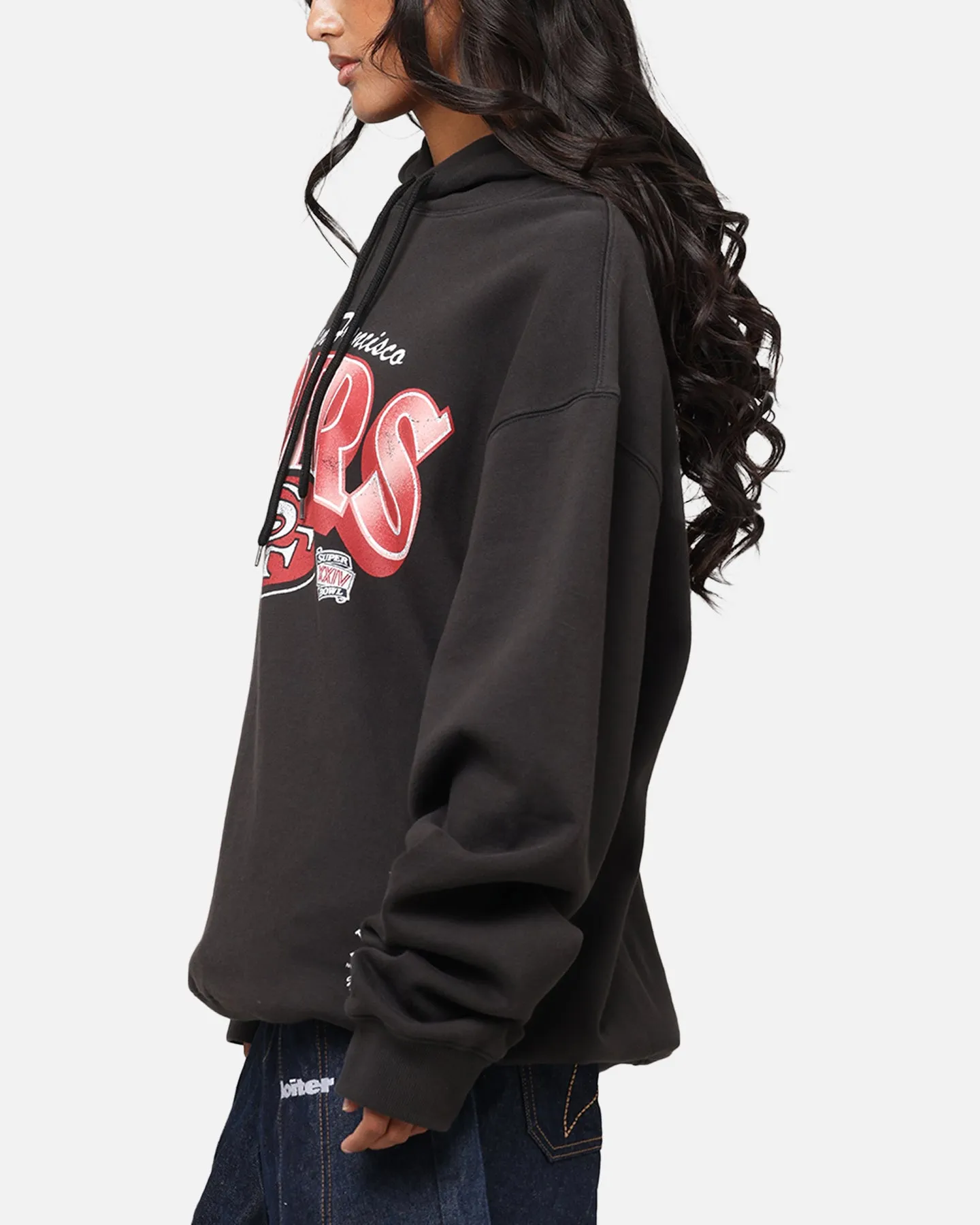 Mitchell & Ness San Francisco 49ers Arch Hoodie Faded Black sold by Culture Kings product image thumbnail 5