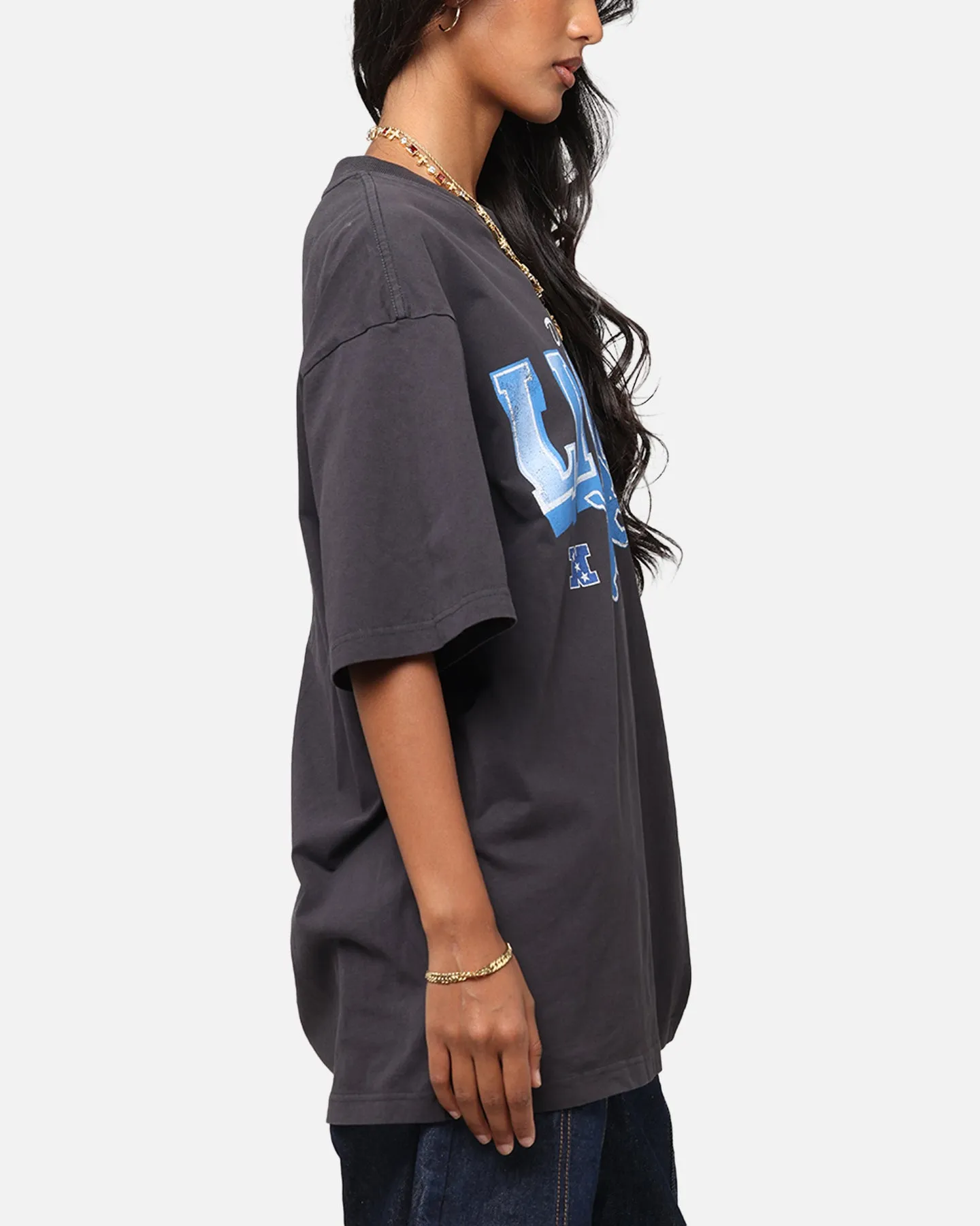 Mitchell & Ness Detroit Lions Arch T-Shirt Faded Black sold by Culture Kings product image thumbnail 4