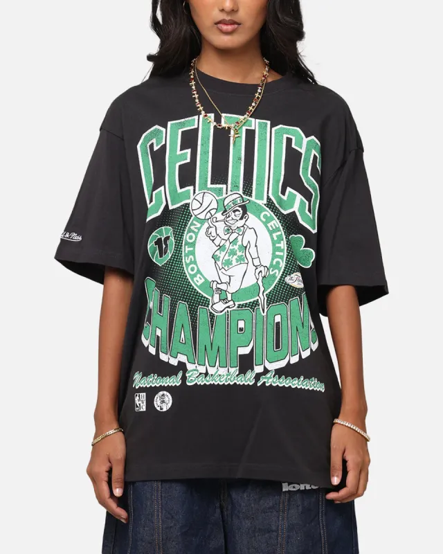 Mitchell & Ness Boston Celtics Champions 'Luck of the Irish' T-Shirt Faded Black sold by Culture Kings