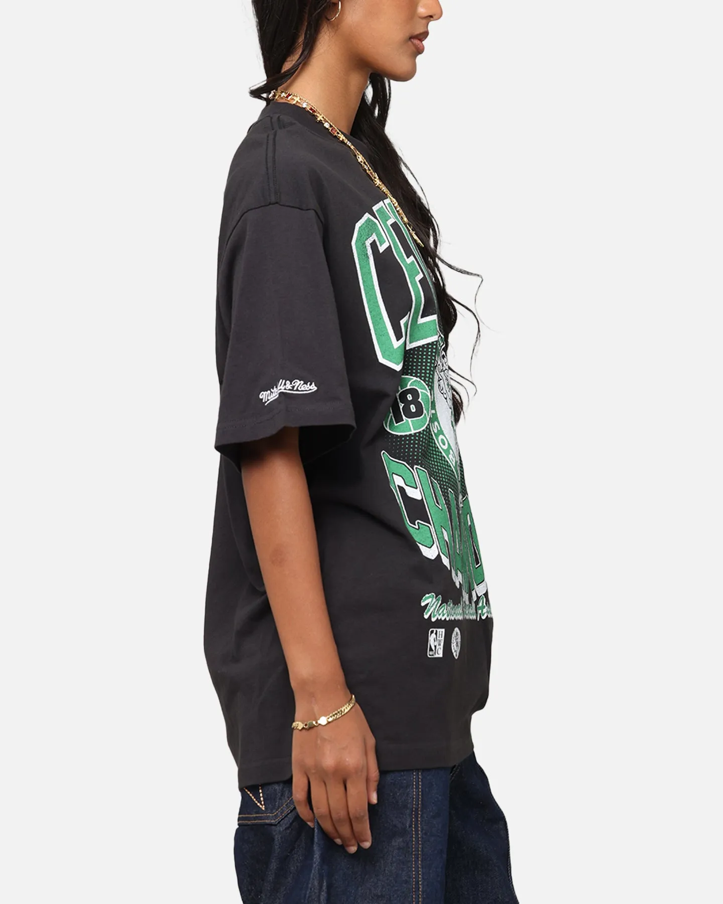 Mitchell & Ness Boston Celtics Champions 'Luck of the Irish' T-Shirt Faded Black sold by Culture Kings product image thumbnail 4