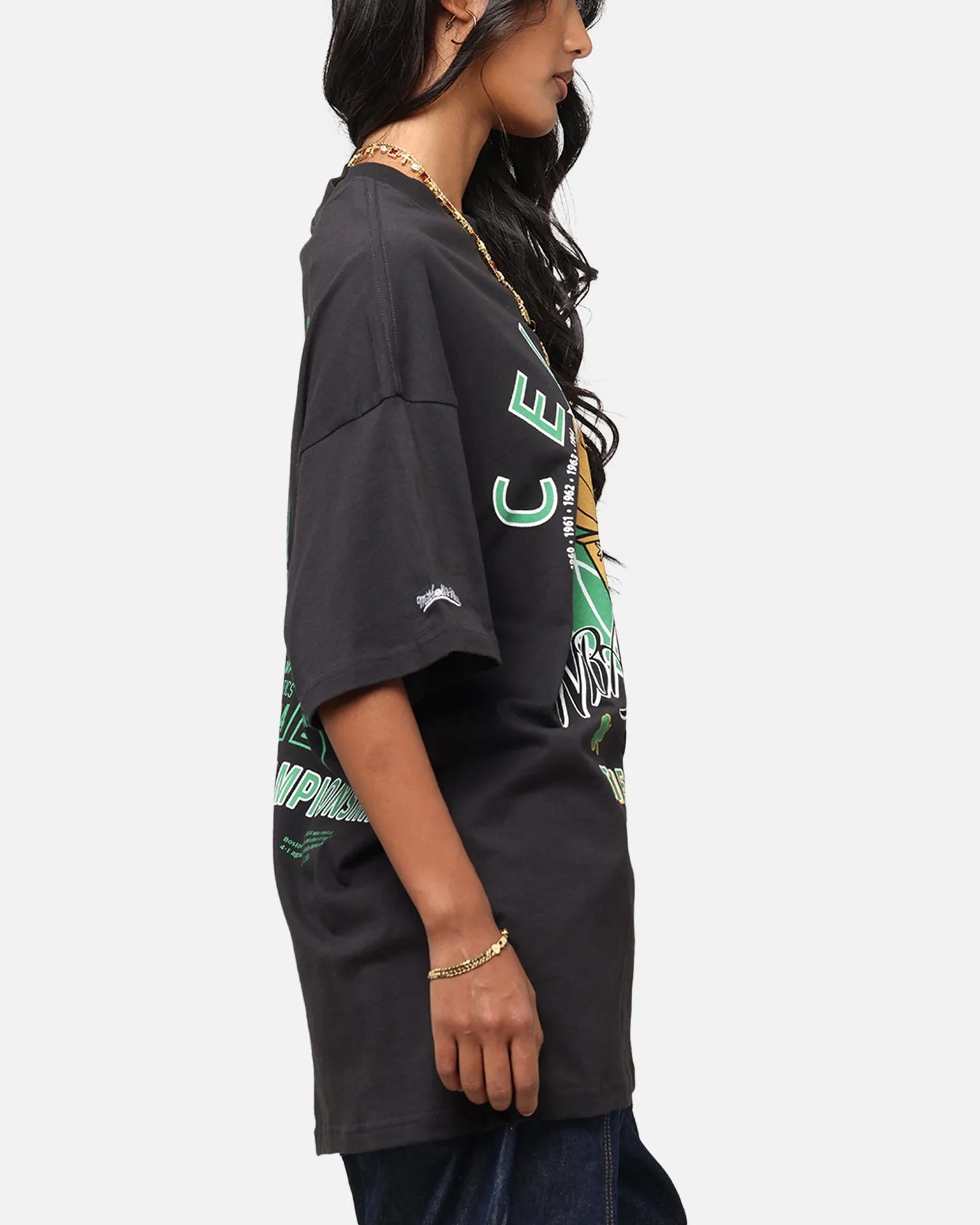Mitchell & Ness Boston Celtics Champions Report "Champ Pack" T-Shirt Faded Black sold by Culture Kings product image thumbnail 5