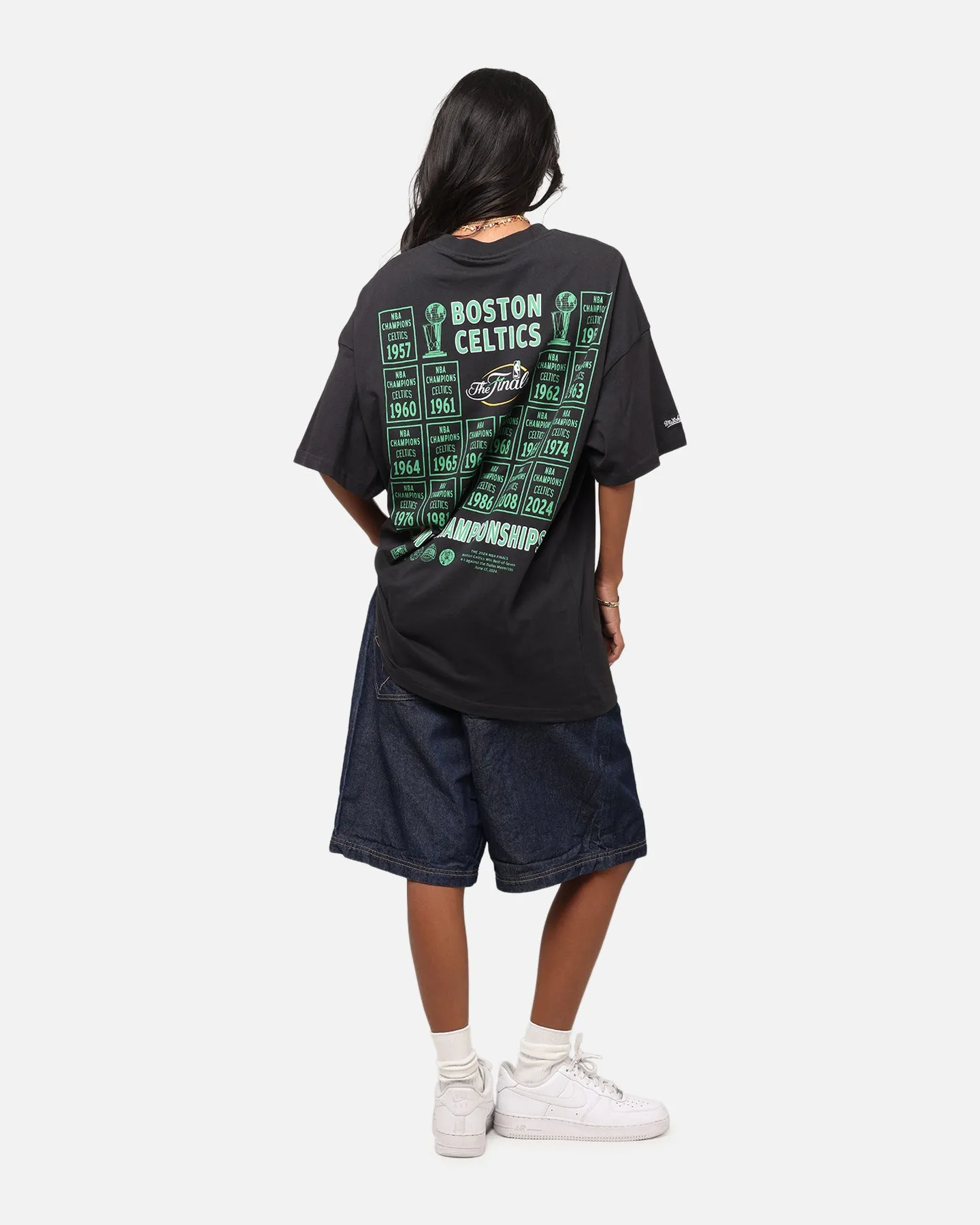 Mitchell & Ness Boston Celtics Champions Report "Champ Pack" T-Shirt Faded Black sold by Culture Kings product image thumbnail 4