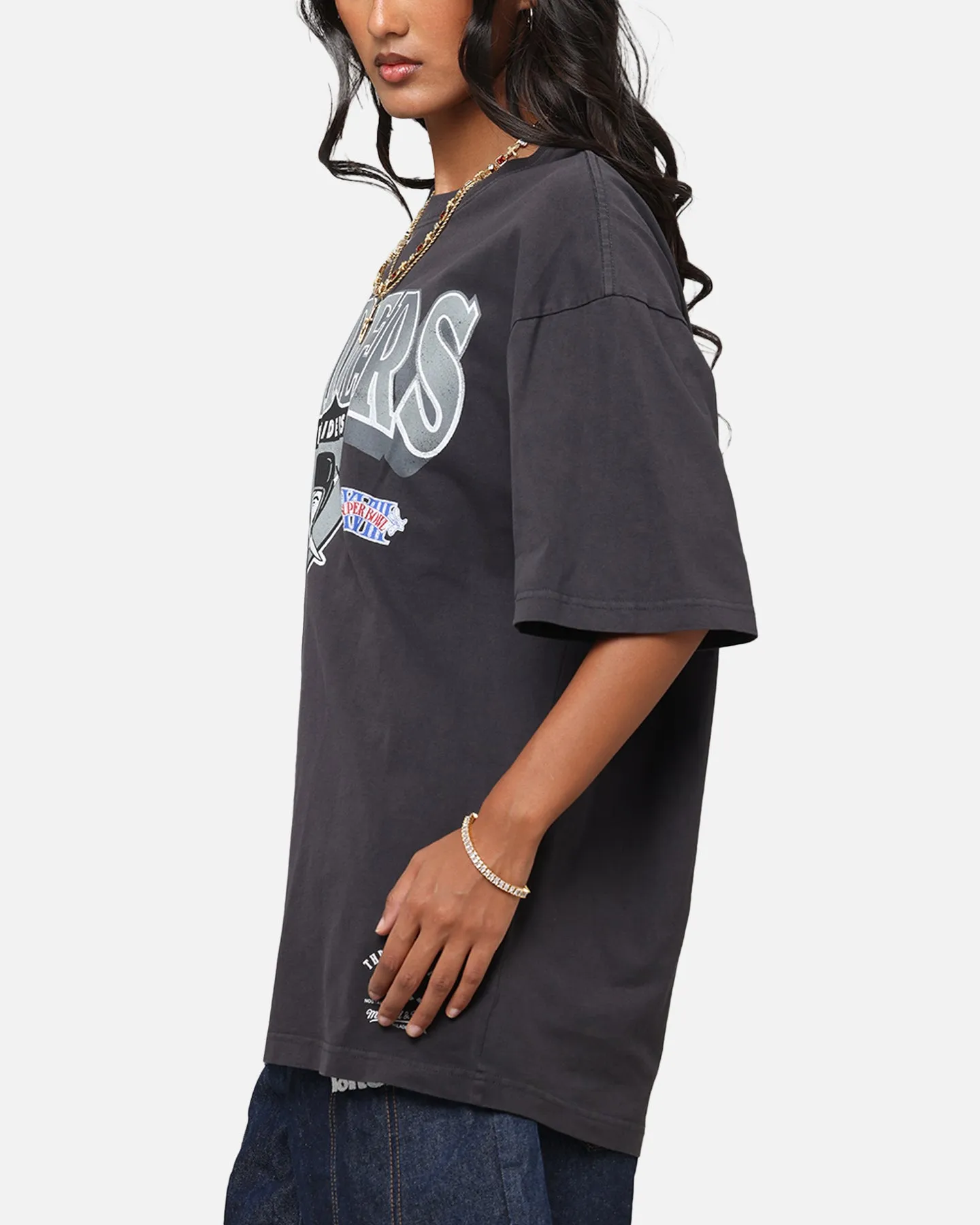 Mitchell & Ness Las Vegas Raiders Arch T-Shirt Faded Black sold by Culture Kings product image thumbnail 5