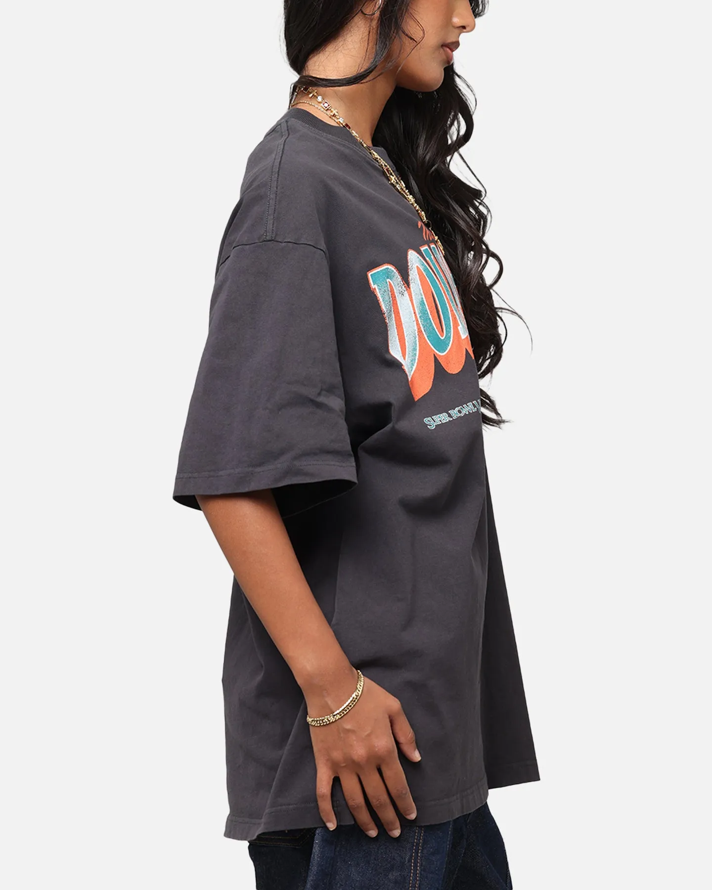 Mitchell & Ness Miami Dolphins Arch T-Shirt Faded Black sold by Culture Kings product image thumbnail 4