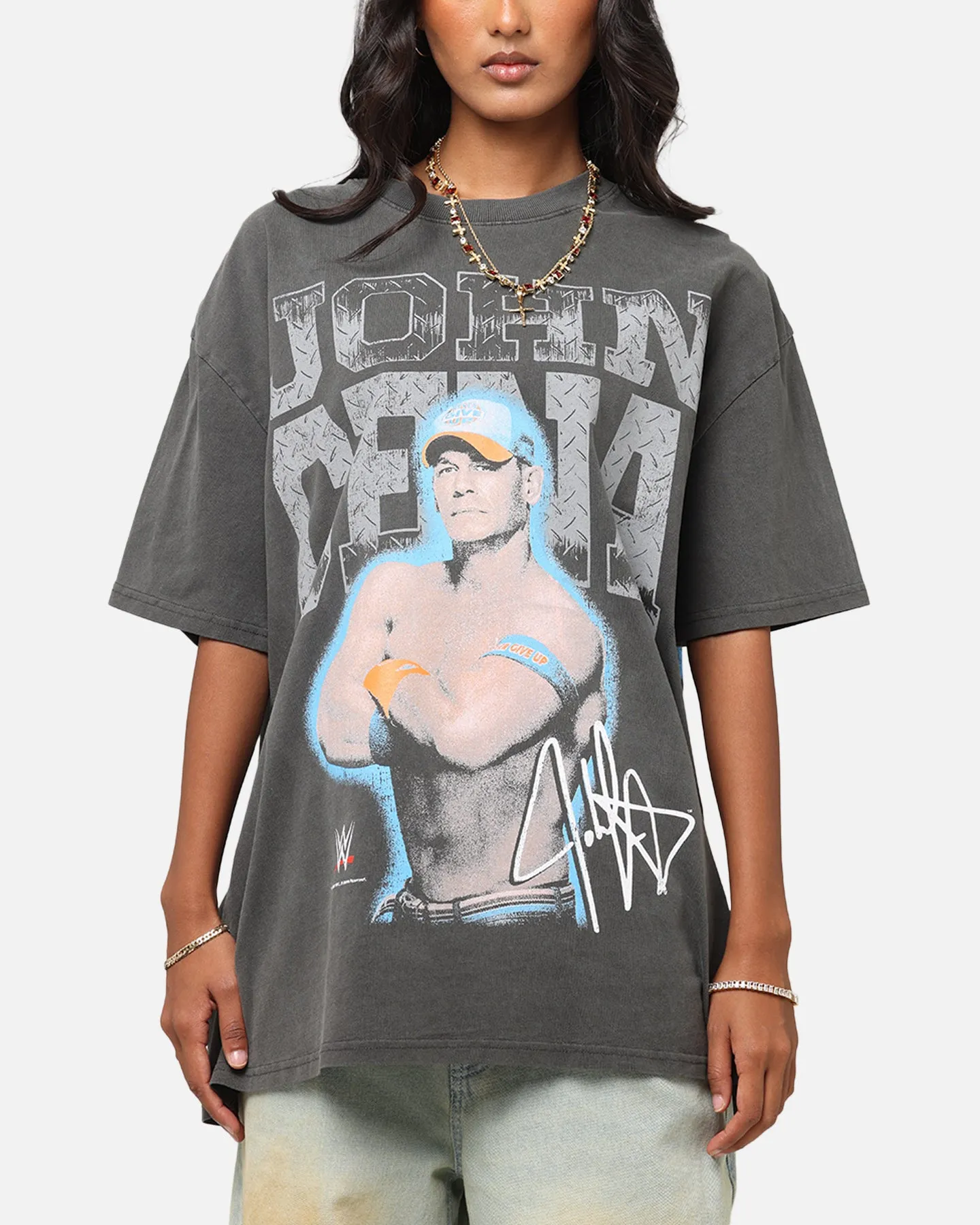 Culture Kings X WWE John Cena Heavyweight T-Shirt Black Wash sold by Culture Kings