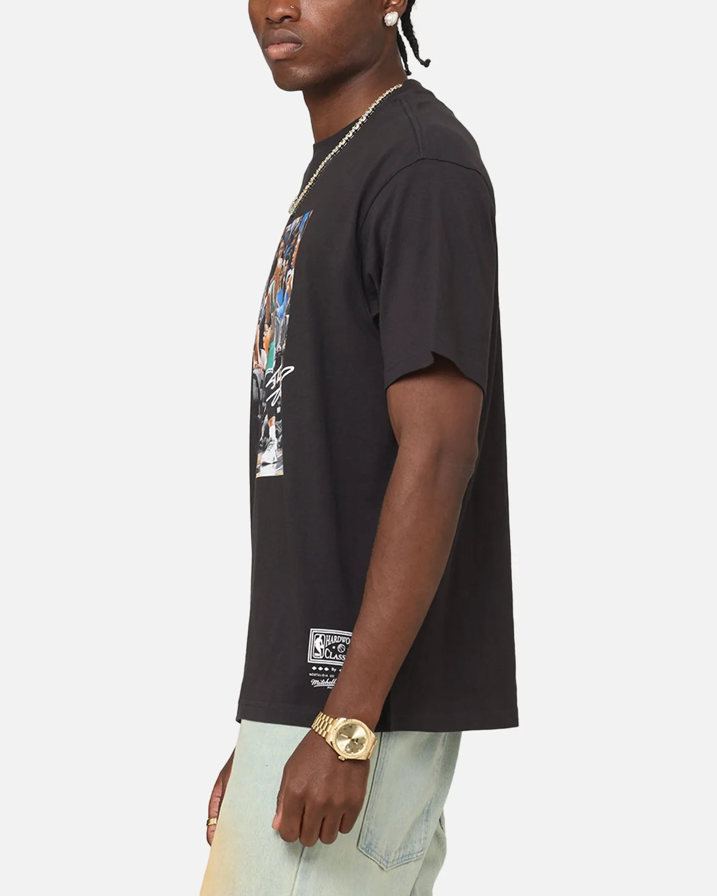 Mitchell & Ness Boston Celtics Shaquille O'Neal Dunk 'Luck of the Irish' T-Shirt Faded Black sold by Culture Kings product image thumbnail 5