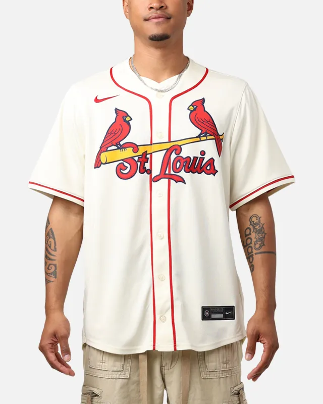 Nike St. Louis Cardinals Limited Jersey Coconut Milk sold by Culture Kings