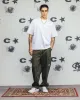 Carre Side Script Oversized T-Shirt White/Red sold by Culture Kings