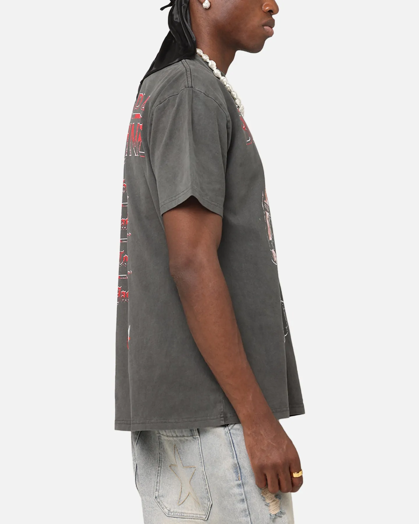 Culture Kings X WWE The Bloodline Heavyweight T-Shirt Black Wash sold by Culture Kings product image thumbnail 5