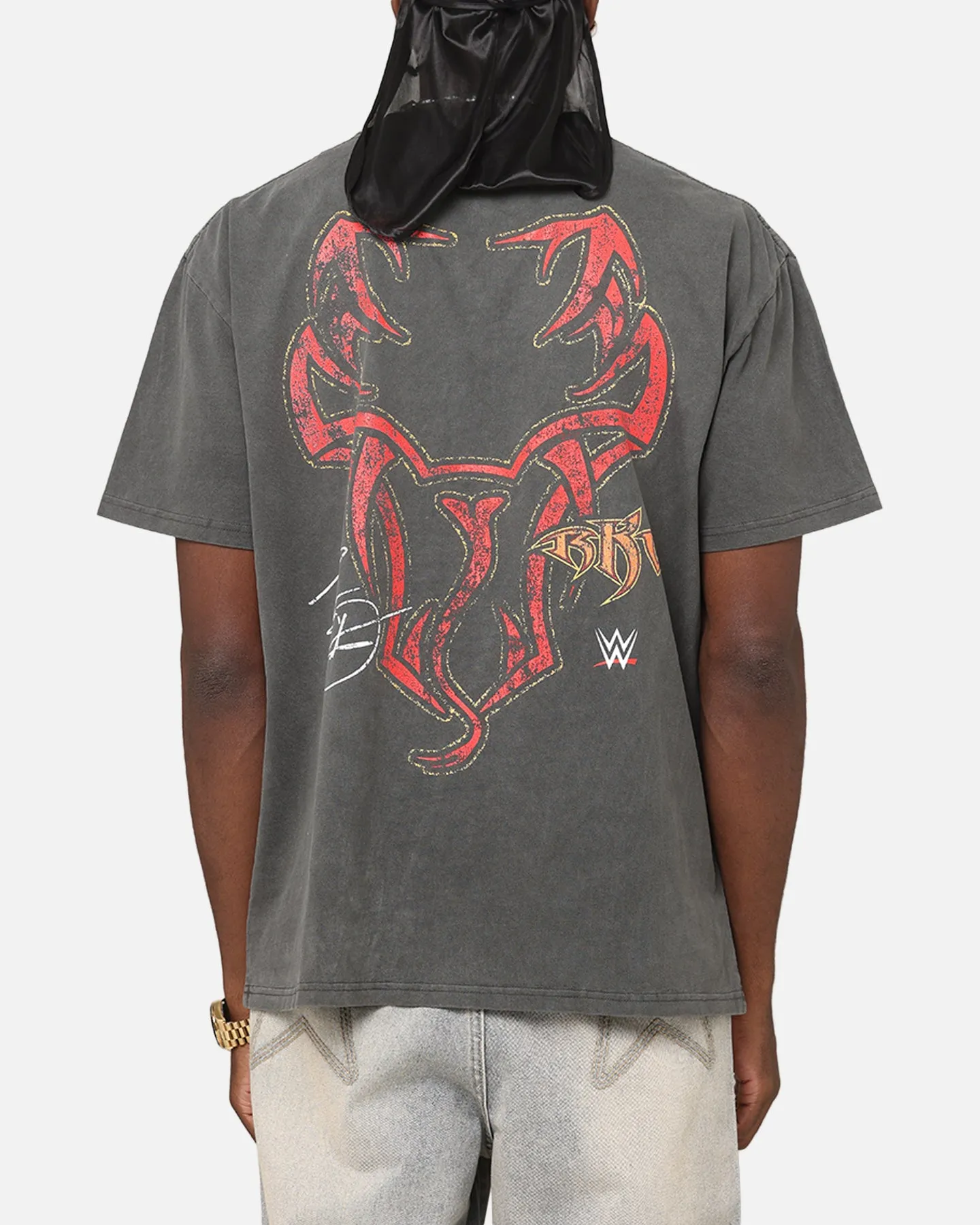 Culture Kings X WWE Randy Orton Heavyweight T-Shirt Black Wash sold by Culture Kings product image thumbnail 2