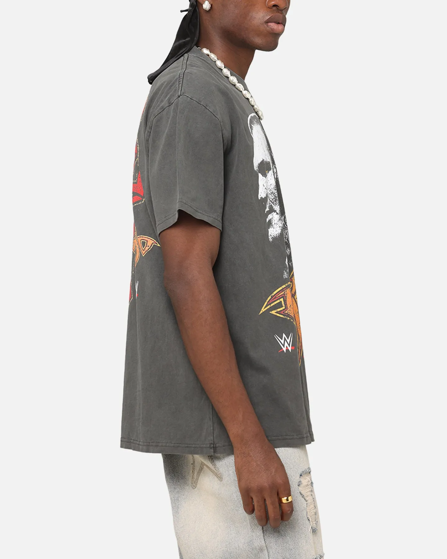 Culture Kings X WWE Randy Orton Heavyweight T-Shirt Black Wash sold by Culture Kings product image thumbnail 5