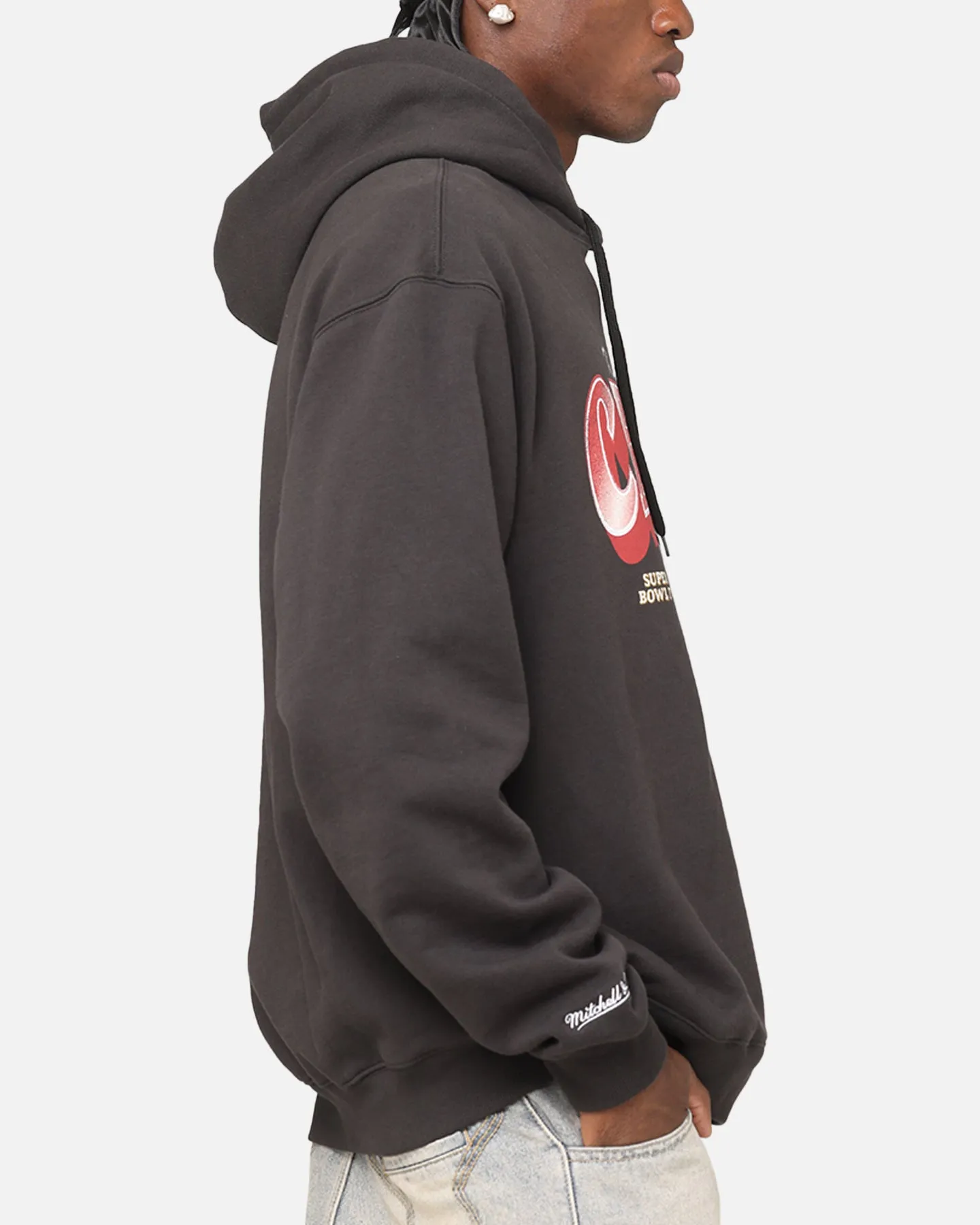 Mitchell & Ness Kansas City Chiefs Arch Hoodie Faded Black sold by Culture Kings product image thumbnail 3