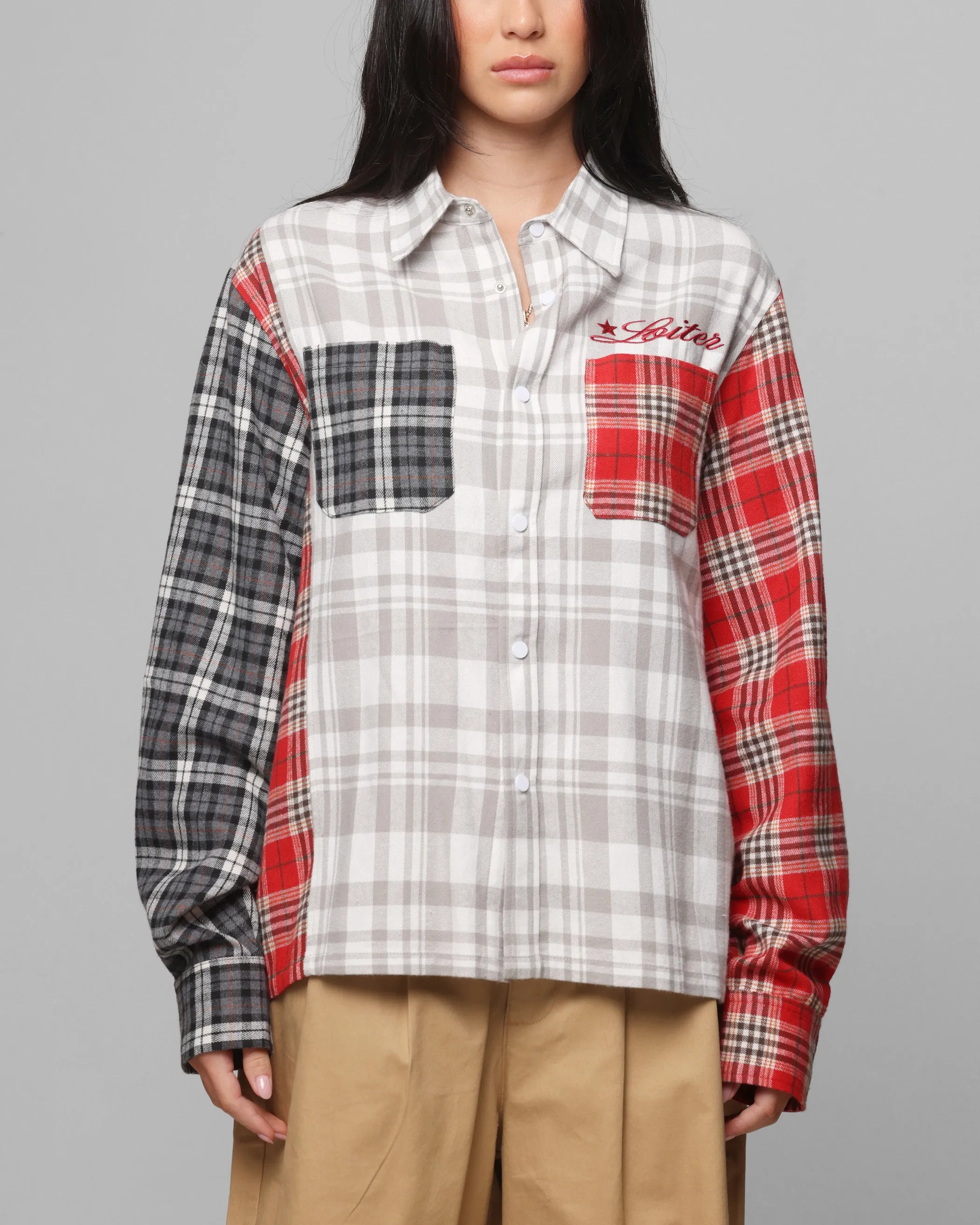 Loiter Layered Flannel Multi sold by Culture Kings product image thumbnail 2