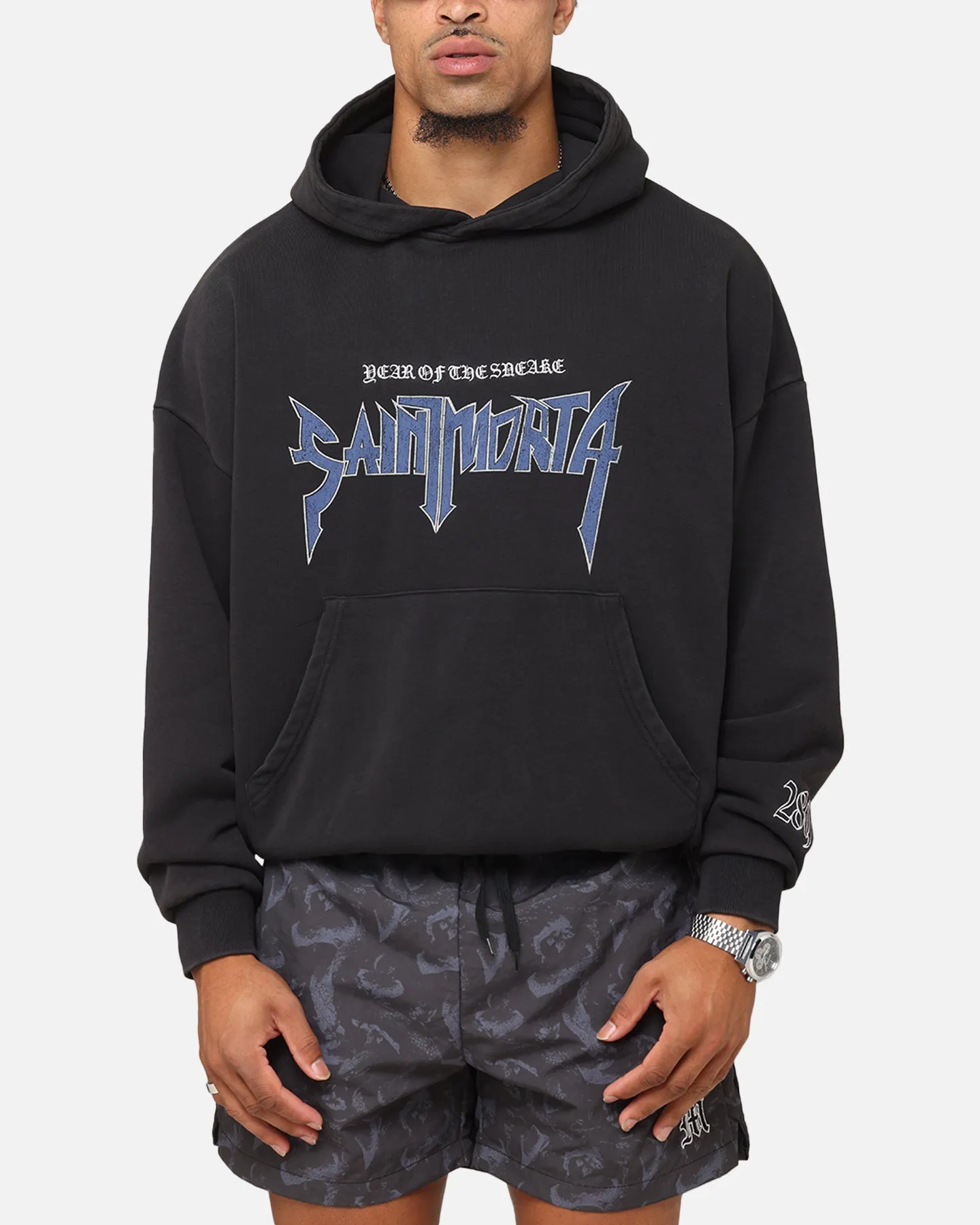 Saint Morta Year Of The Snake Hoodie Vintage Black sold by Culture Kings product image thumbnail 2