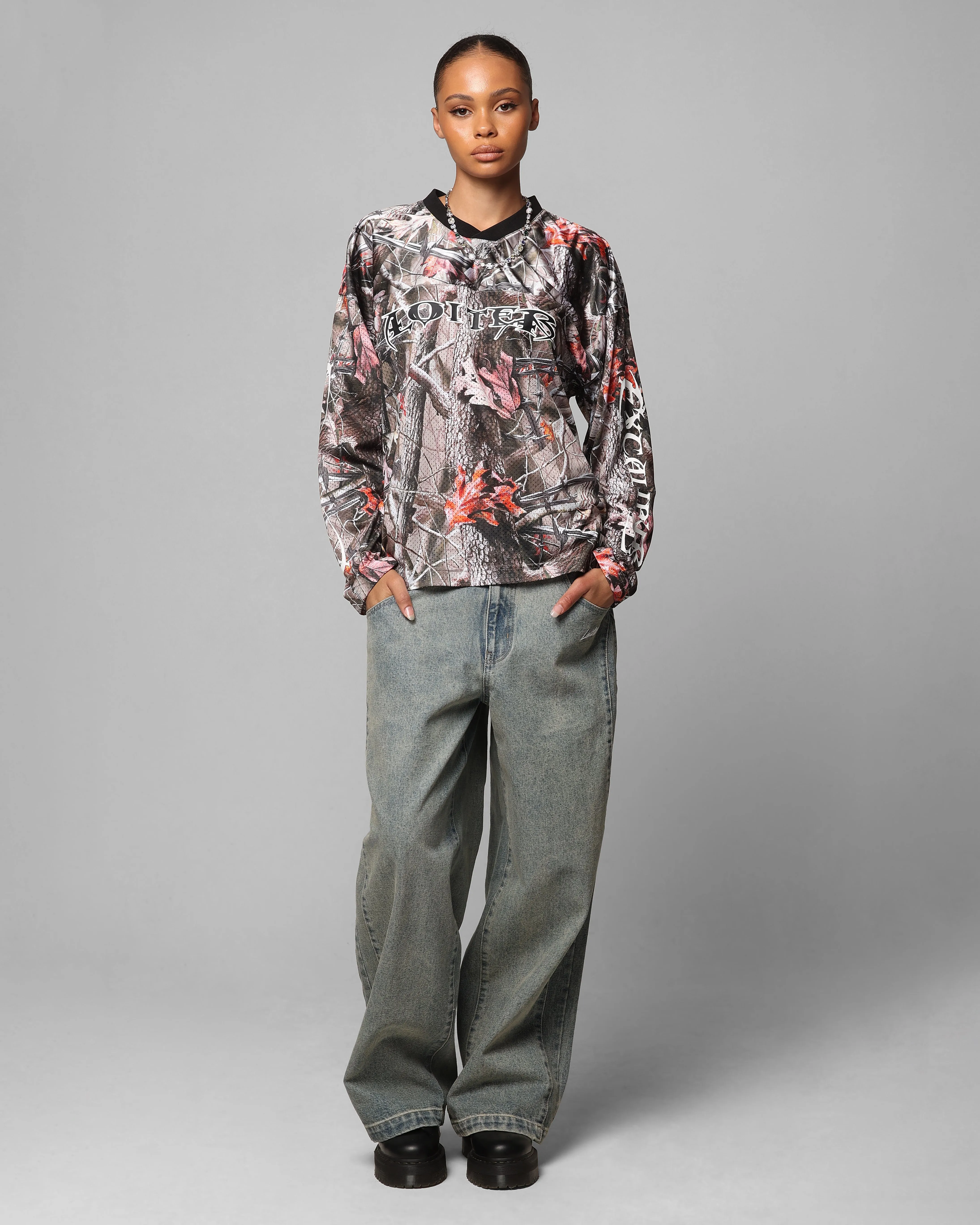 Loiter Long Sleeve Training Jersey Real Treet Camo sold by Culture Kings product image thumbnail 3