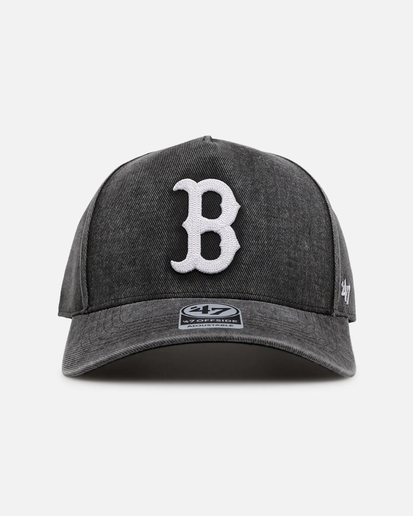 47 Brand Boston Red Sox 'Washed Black' Offside DT Snapback Washed Black sold by Culture Kings