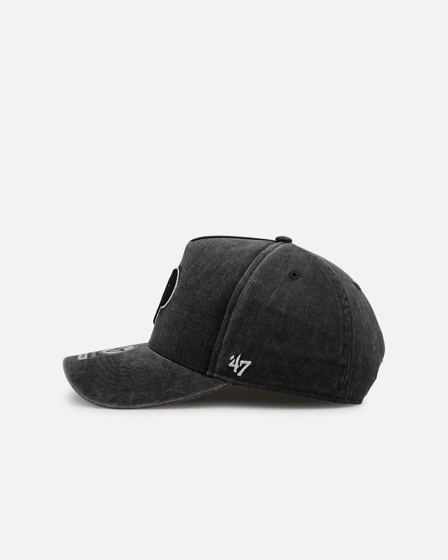 47 Brand Philadelphia Phillies 'Washed Black' Offside DT Snapback Washed Black sold by Culture Kings product image thumbnail 4