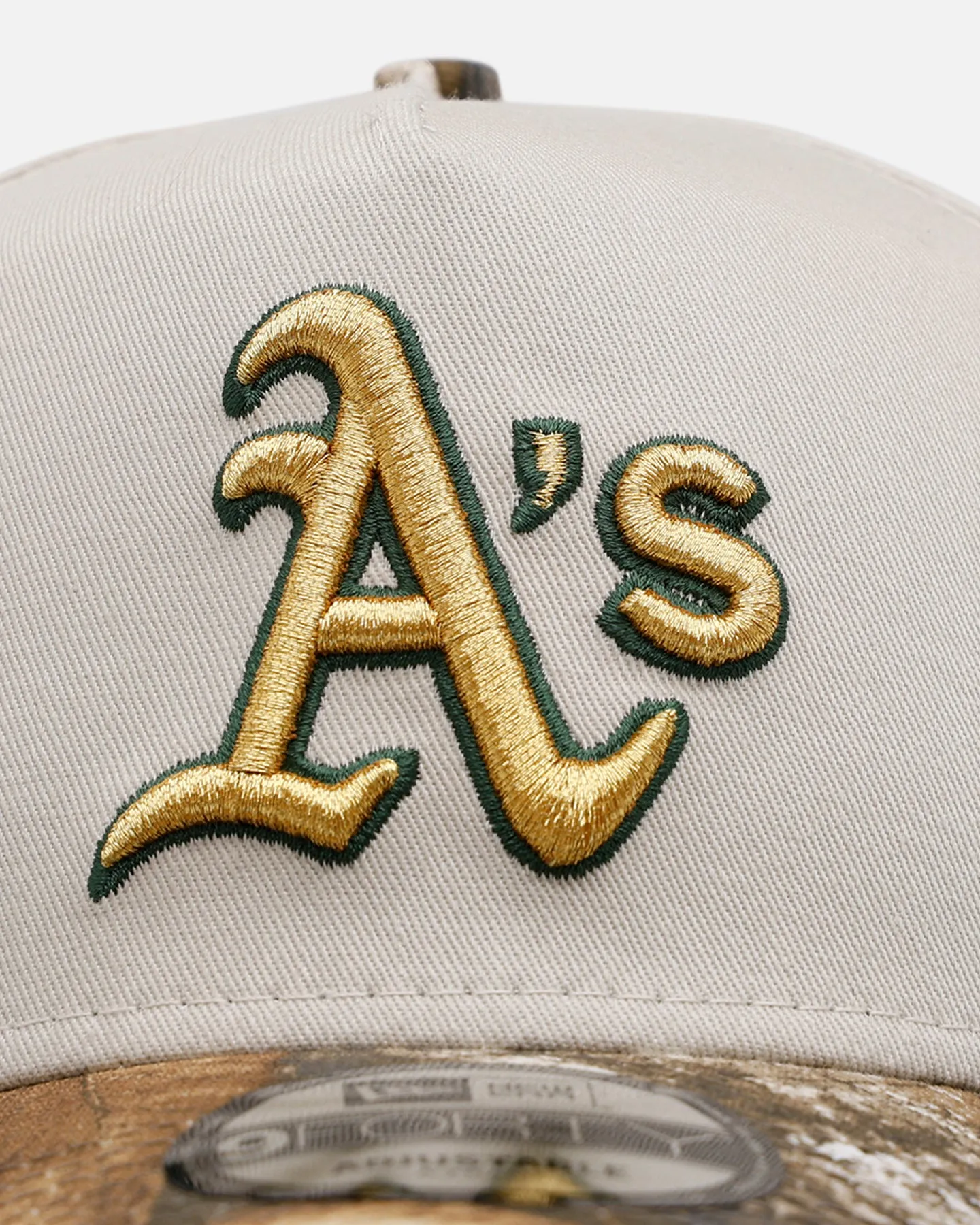 New Era Oakland Athletics 'Stone Realtree' 9FORTY A-Frame Snapback Stone sold by Culture Kings product image thumbnail 5