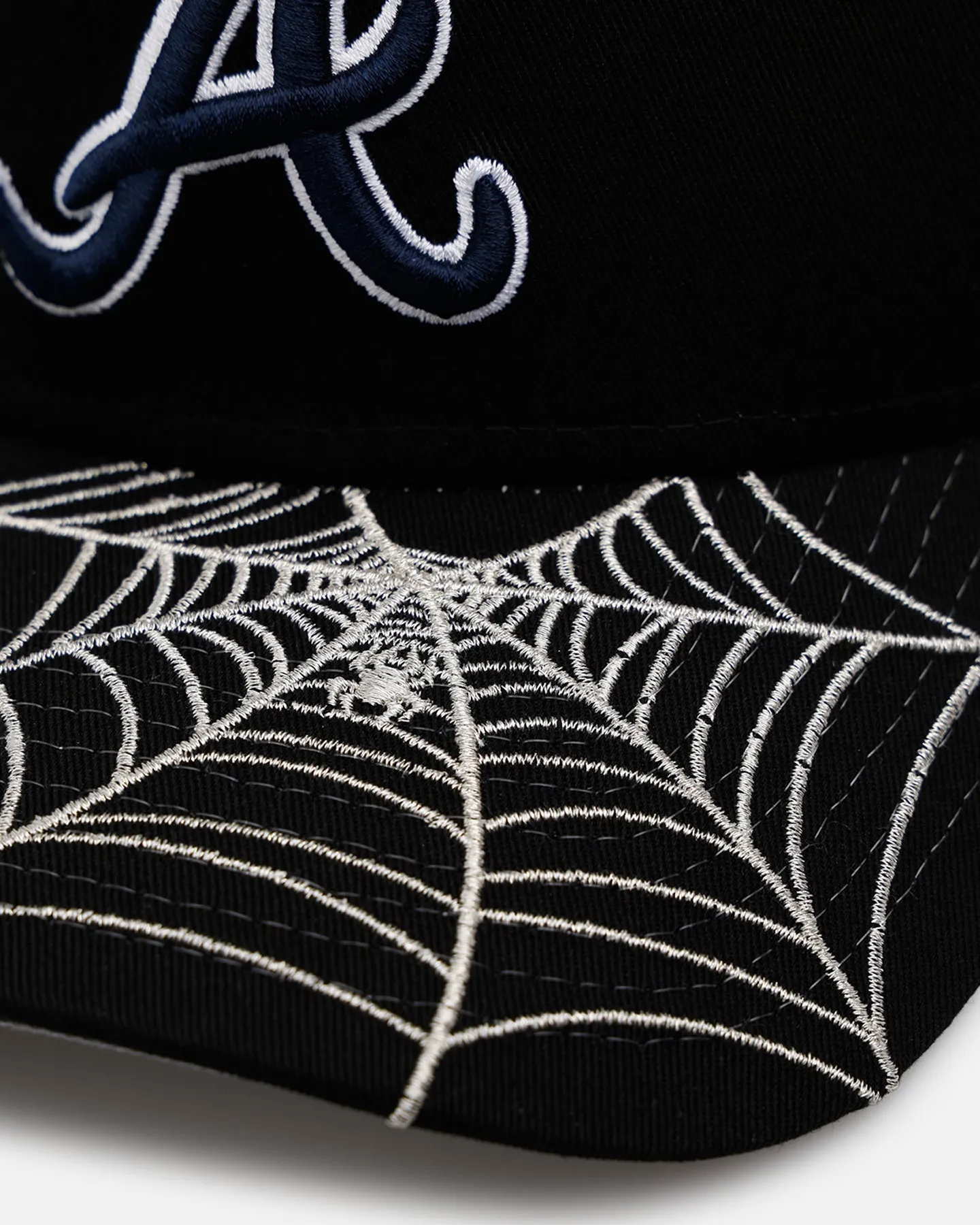 New Era Atlanta Braves 'Spider Web Visor' 9FORTY A-Frame Snapback Black sold by Culture Kings product image thumbnail 2