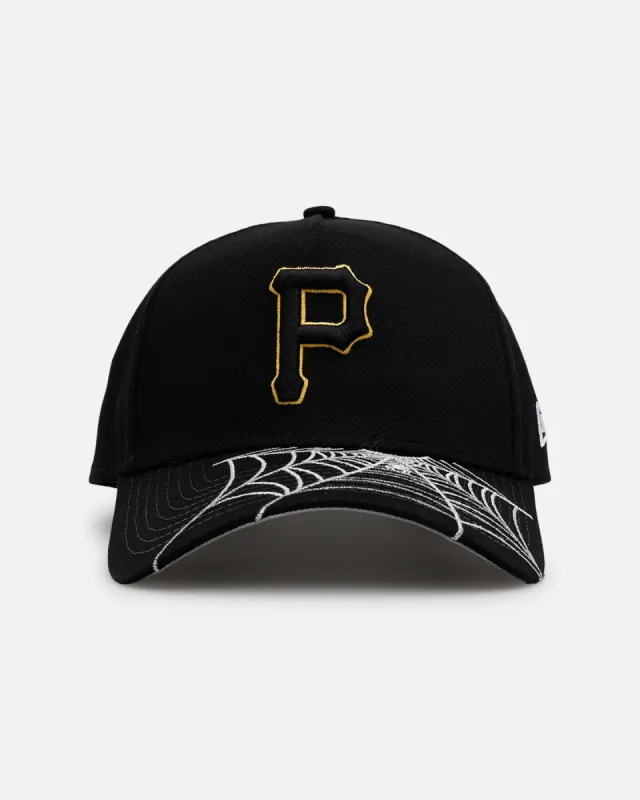 New Era Pittsburgh Pirates 'Spider Web Visor' 9FORTY A-Frame Snapback Black sold by Culture Kings