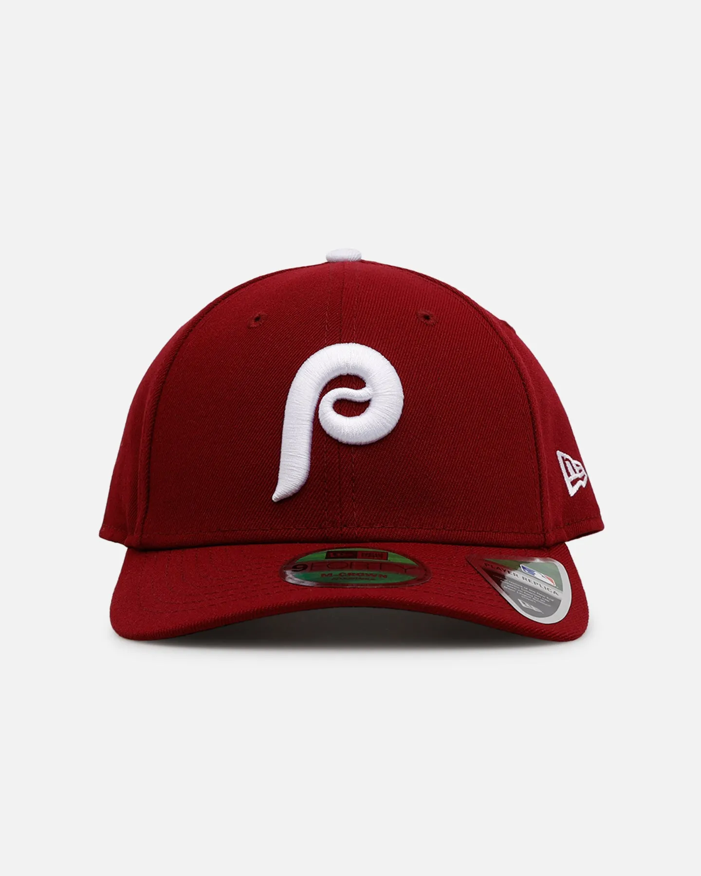 New Era Philadelphia Phillies 'Player Replica' 9FORTY M-Crown Snapback Burgundy sold by Culture Kings