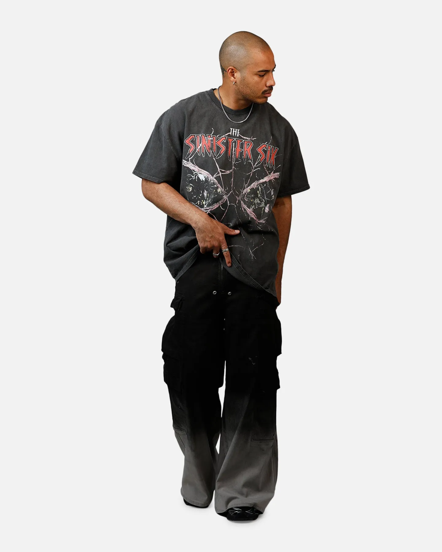 Goat Crew Marvel Sinister Six Through The Eyes Heavyweight T-Shirt Black Wash sold by Culture Kings product image thumbnail 3