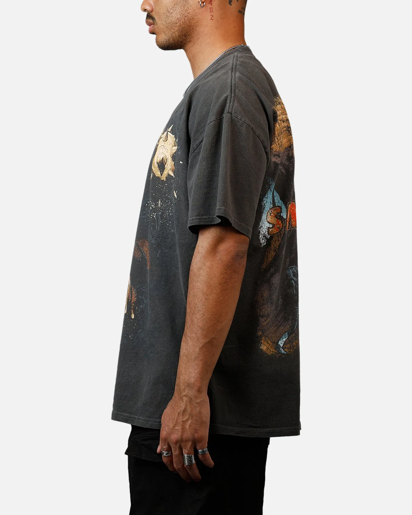 Goat Crew Marvel Sinister Six Sandman Heavyweight T-Shirt Black Wash sold by Culture Kings product image thumbnail 5