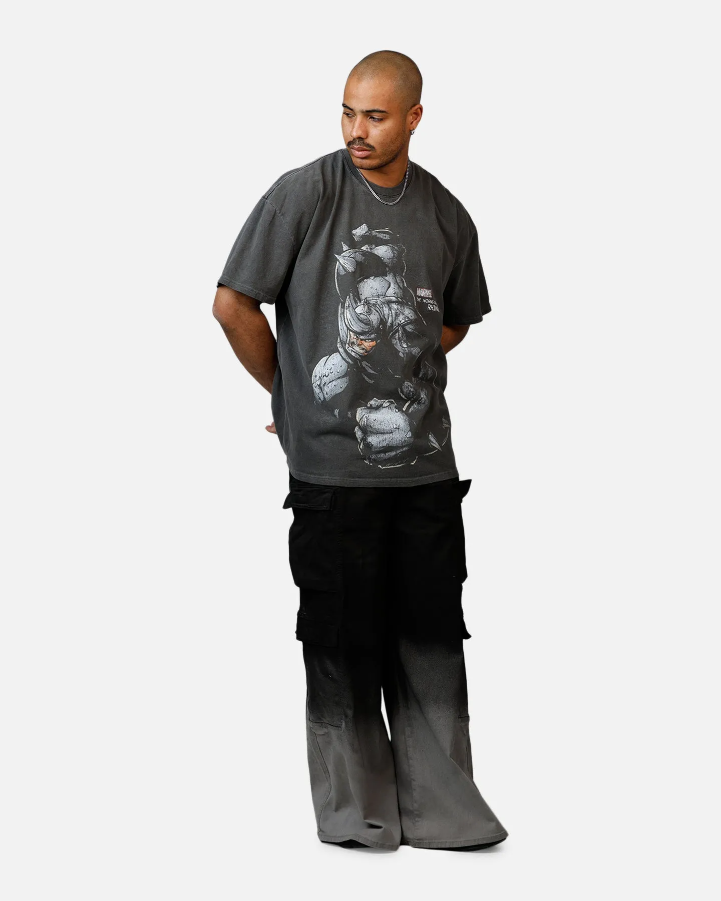 Goat Crew Marvel Sinister Six Rhino Heavyweight T-Shirt Black Wash sold by Culture Kings product image thumbnail 3