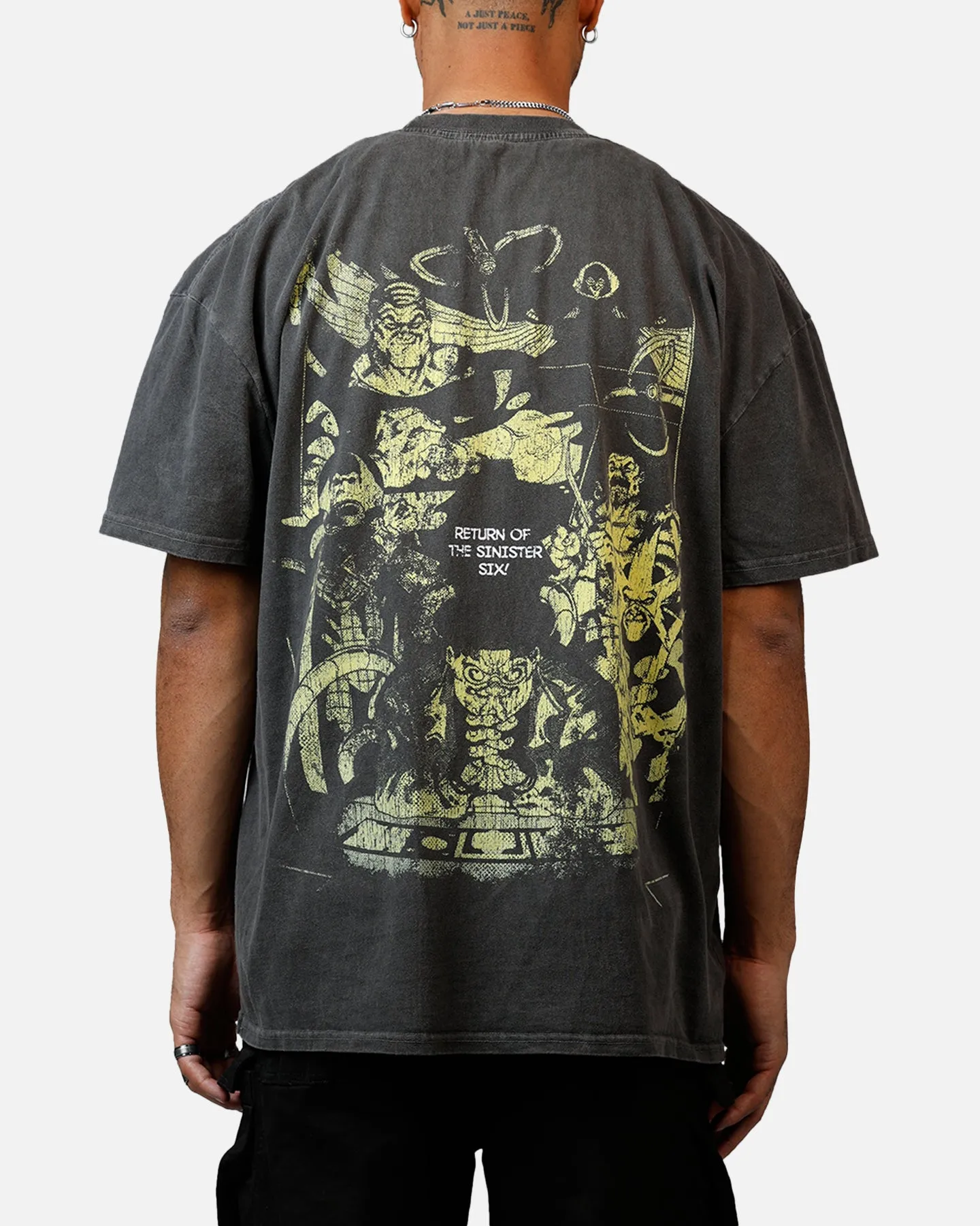 Goat Crew Marvel Sinister Six Doctor Octopus Heavyweight T-Shirt Black Wash sold by Culture Kings product image thumbnail 2