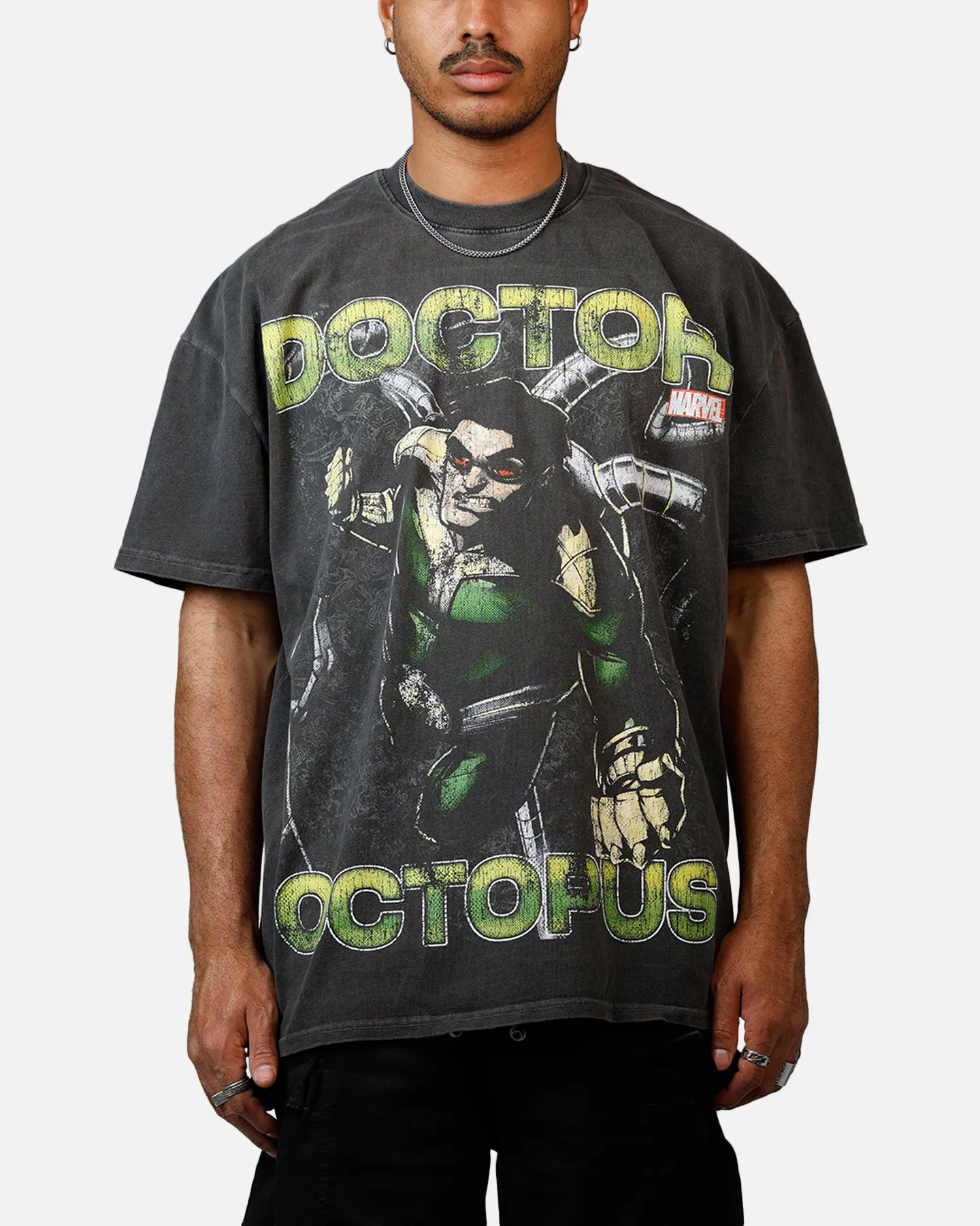 Goat Crew Marvel Sinister Six Doctor Octopus Heavyweight T-Shirt Black Wash sold by Culture Kings
